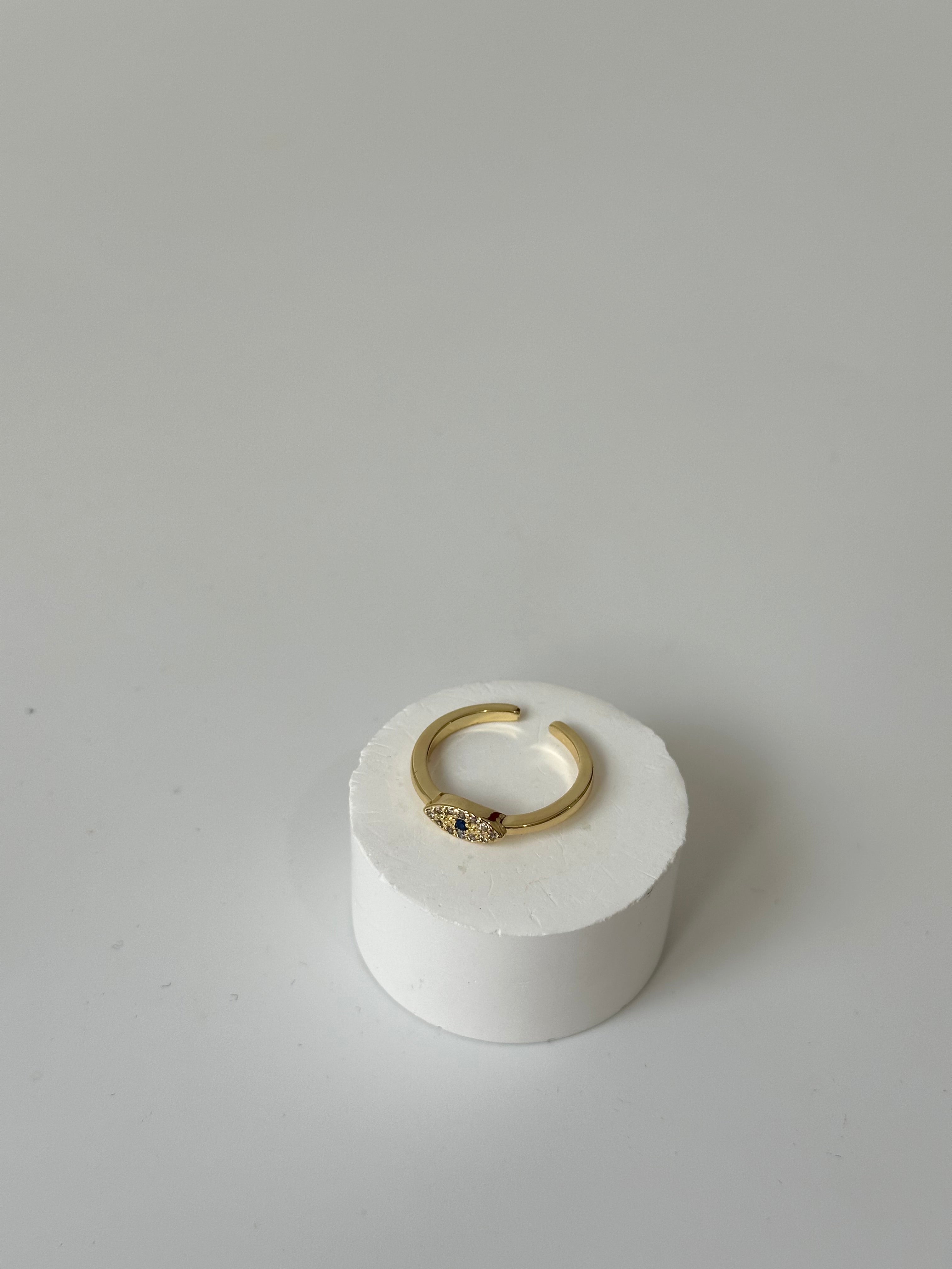 Göz Blues Yüzük Ayarlı