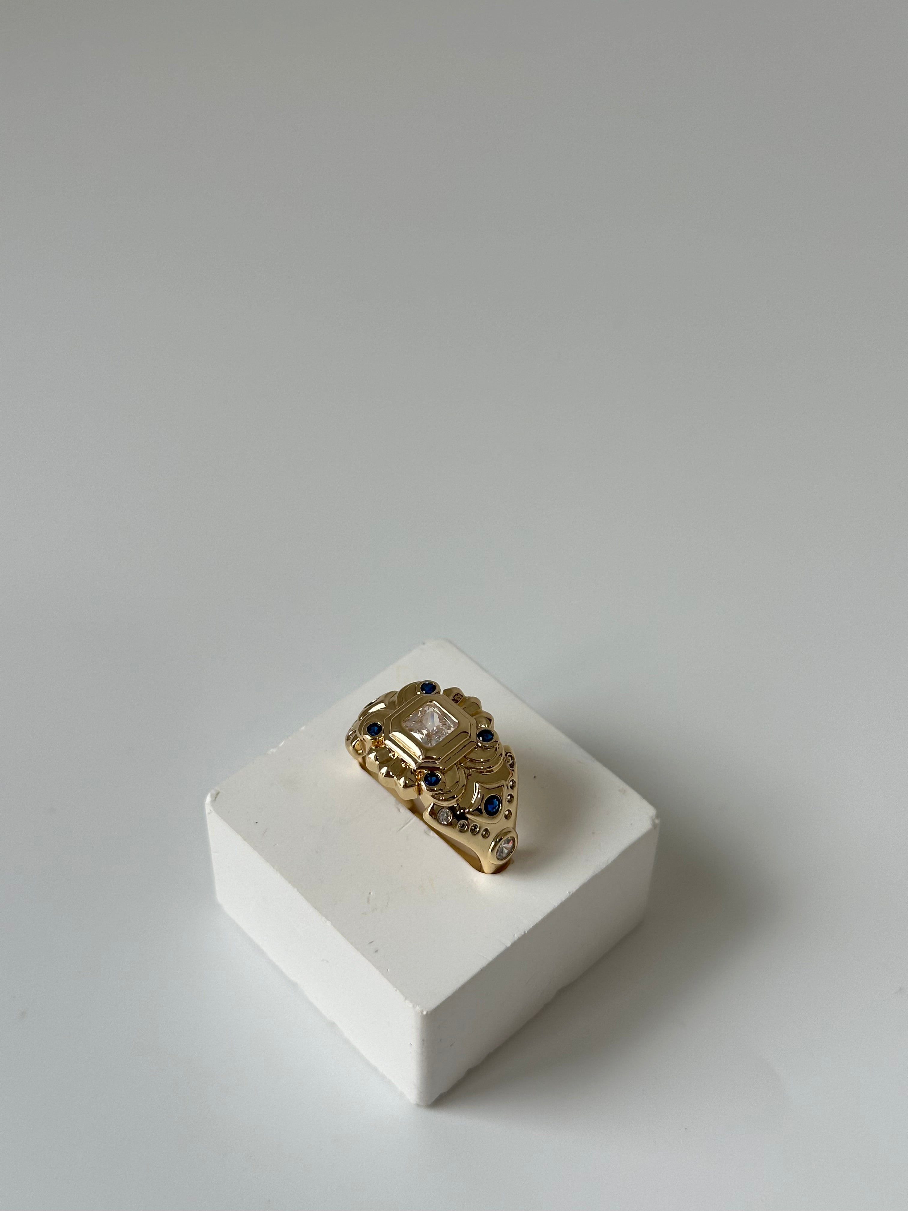 Quens Blues Vintage Model Yüzük