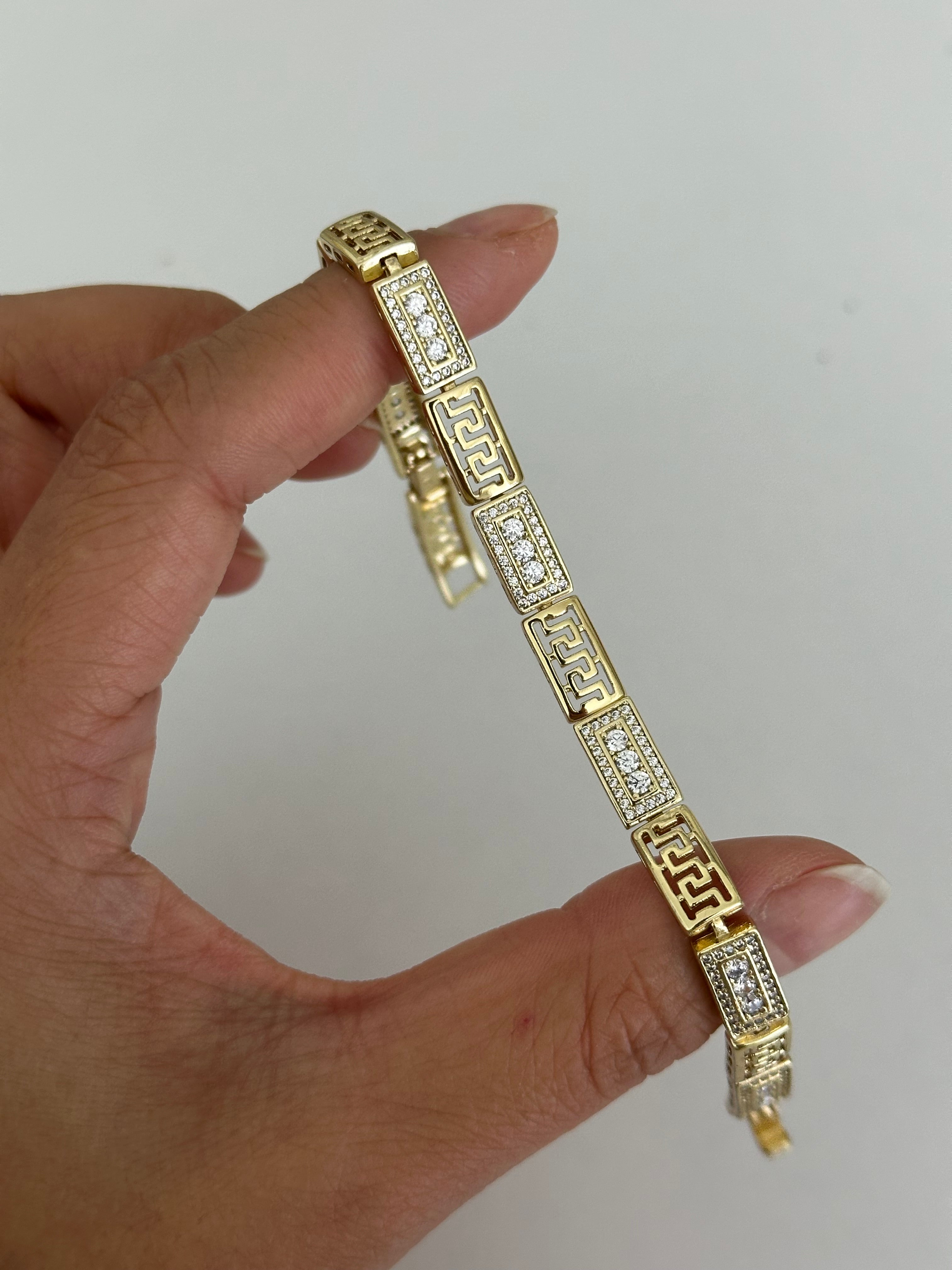 Zikzak Taş Detay Xuping Bileklik