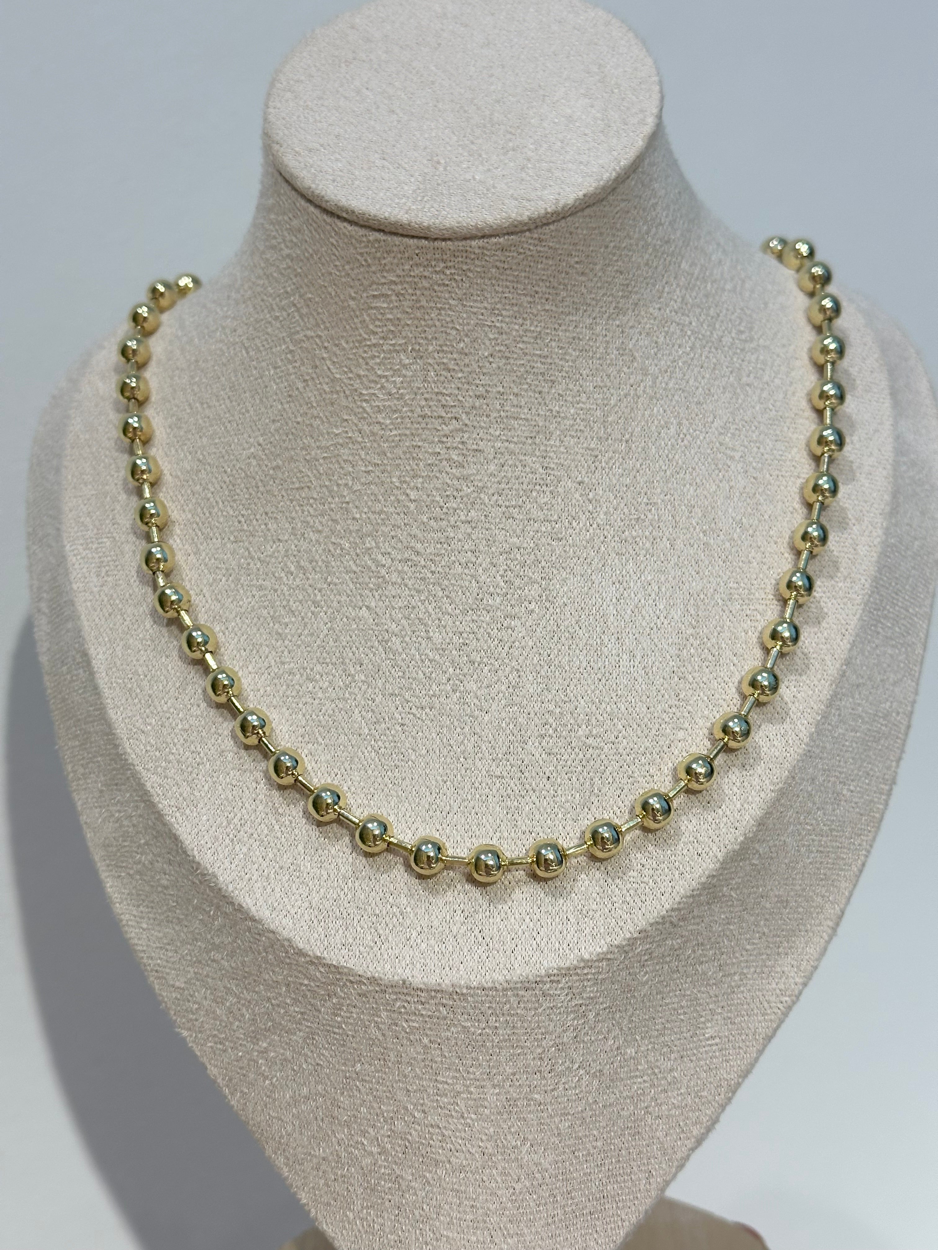 45cm Topcuk Zincir 14k Kolye