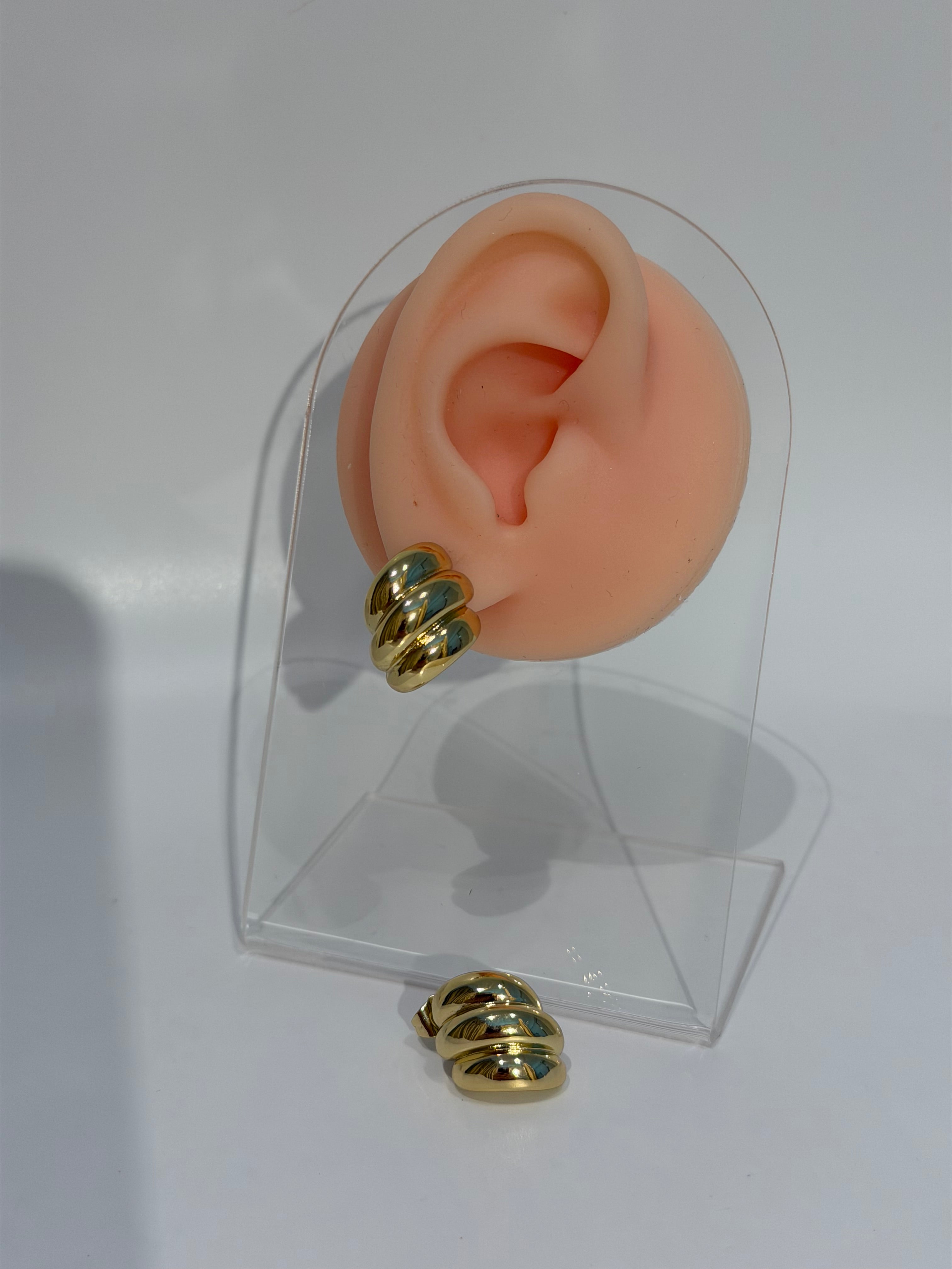 Pony Xuping Baklava Şekil Küpe