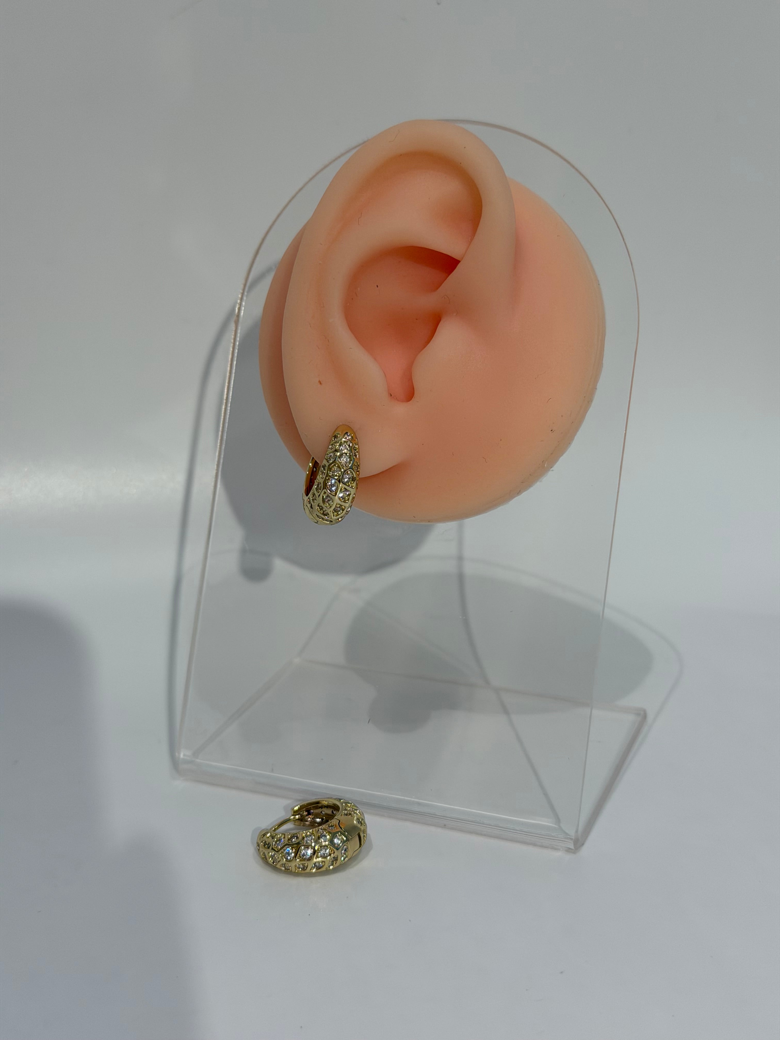 Minik Taş İşleme Xuping Küpe