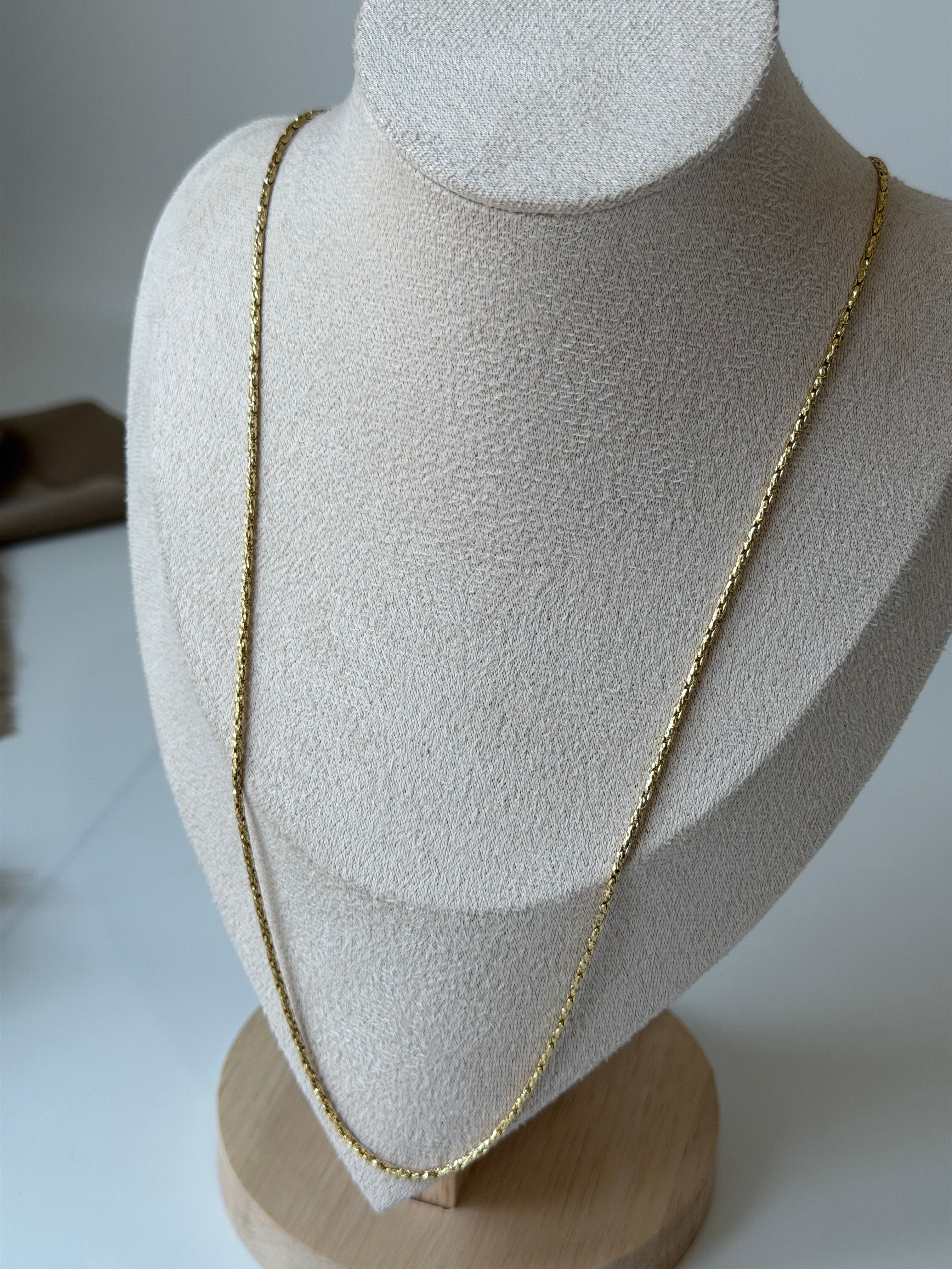 Vintage Desen Zincir 60 cm Xuping kolye