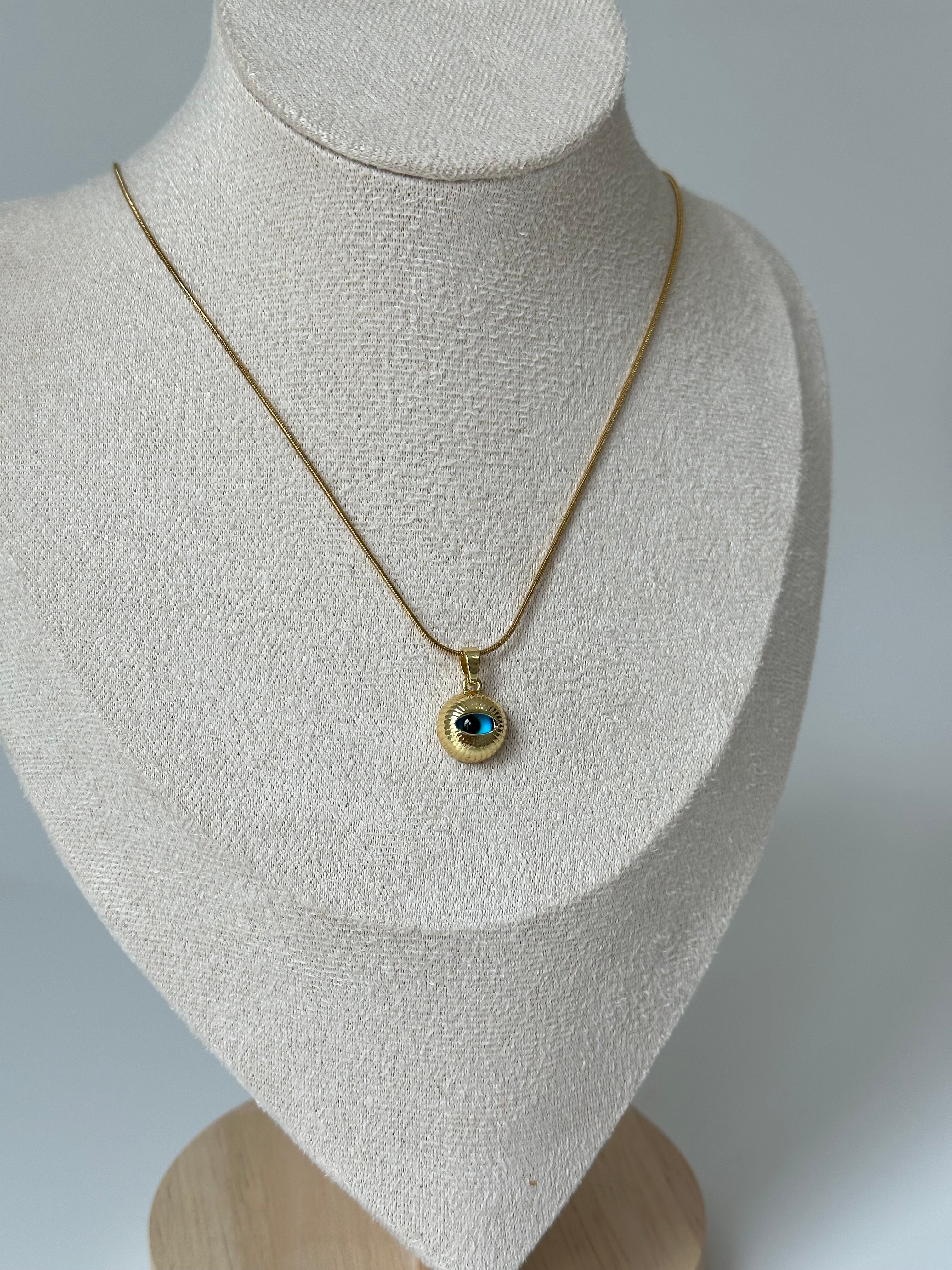 Göz Kuyum Model Çelik Kolye