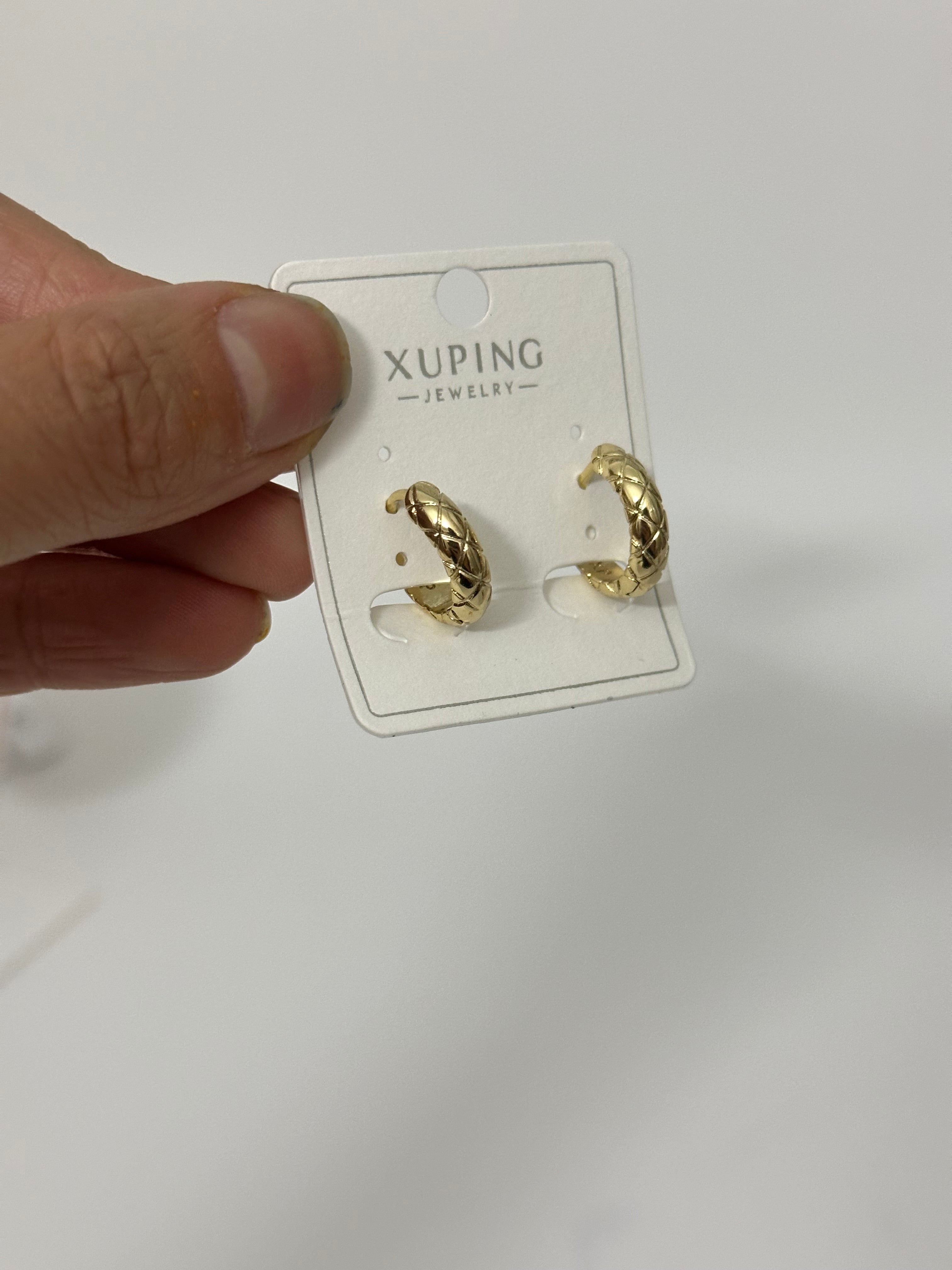 Baklava Desen Mini Halka Xuping Küpe