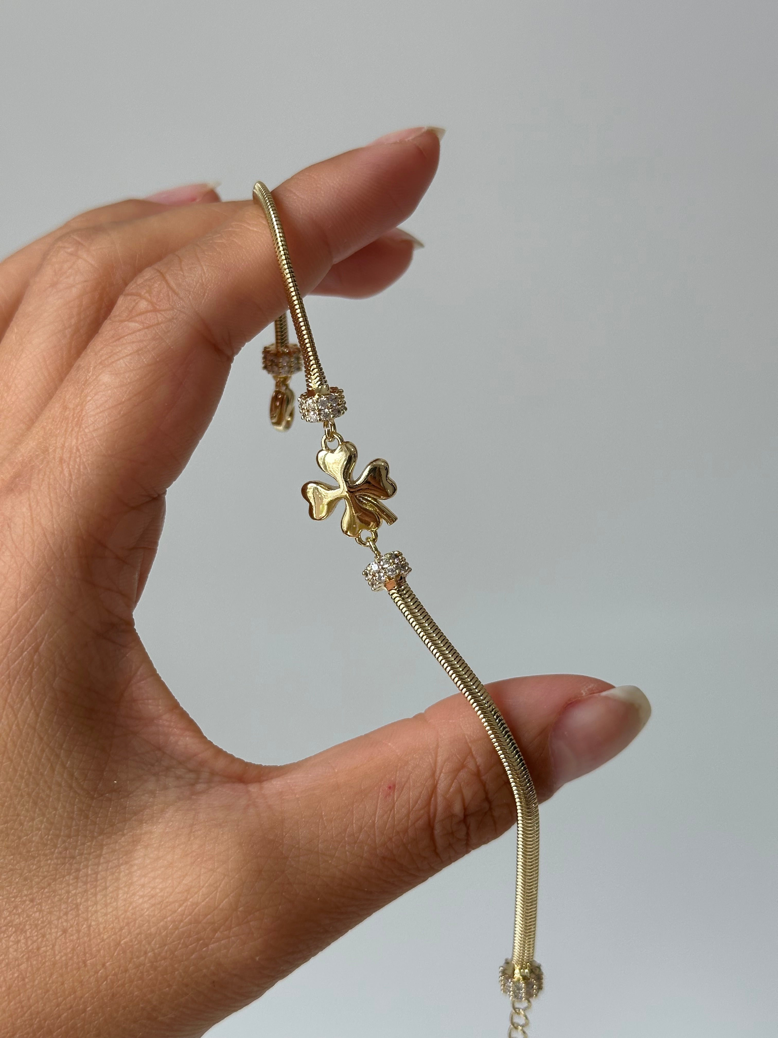 Yonca deray 14K Bileklik