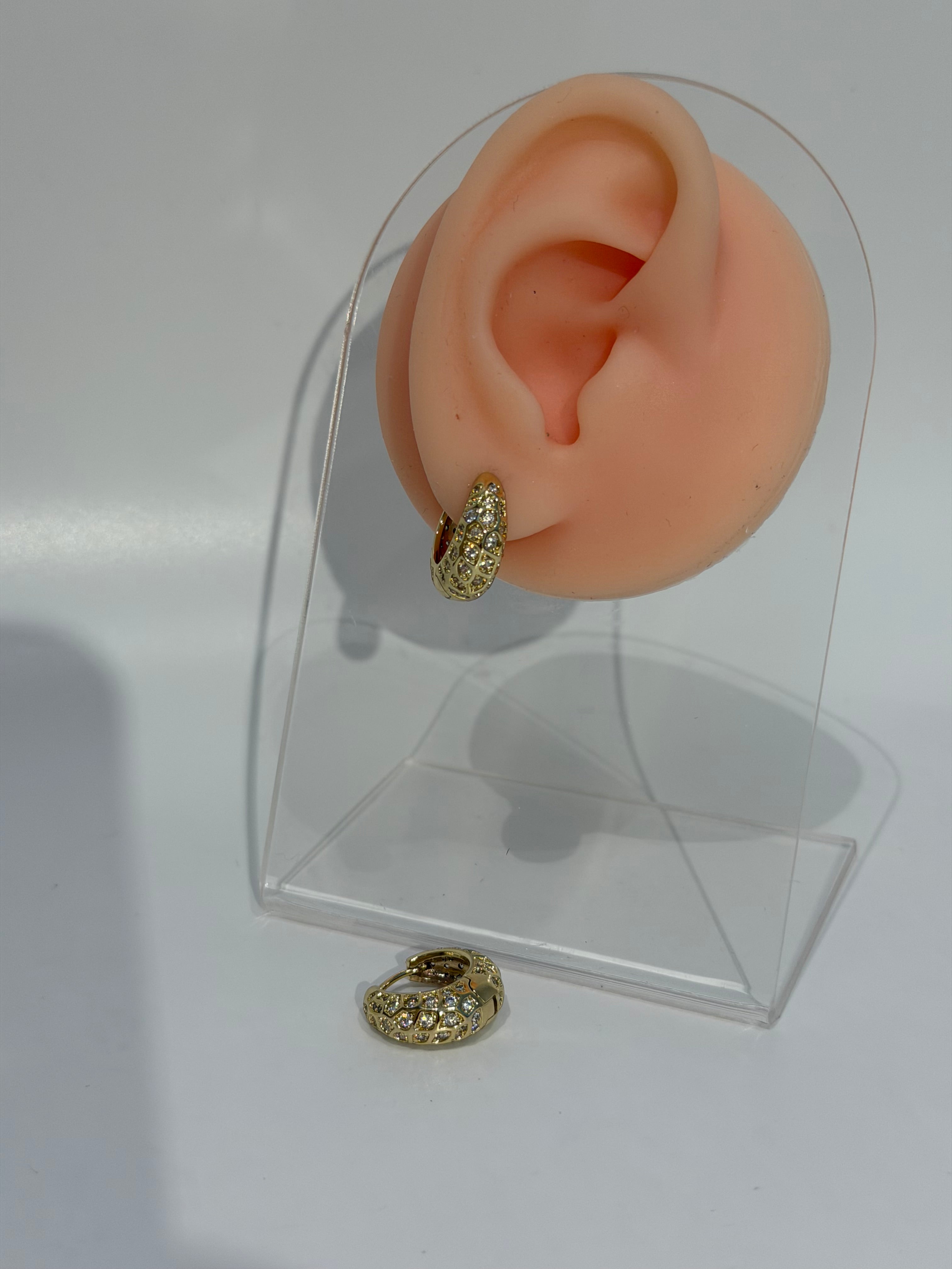 Minik Taş İşleme Xuping Küpe