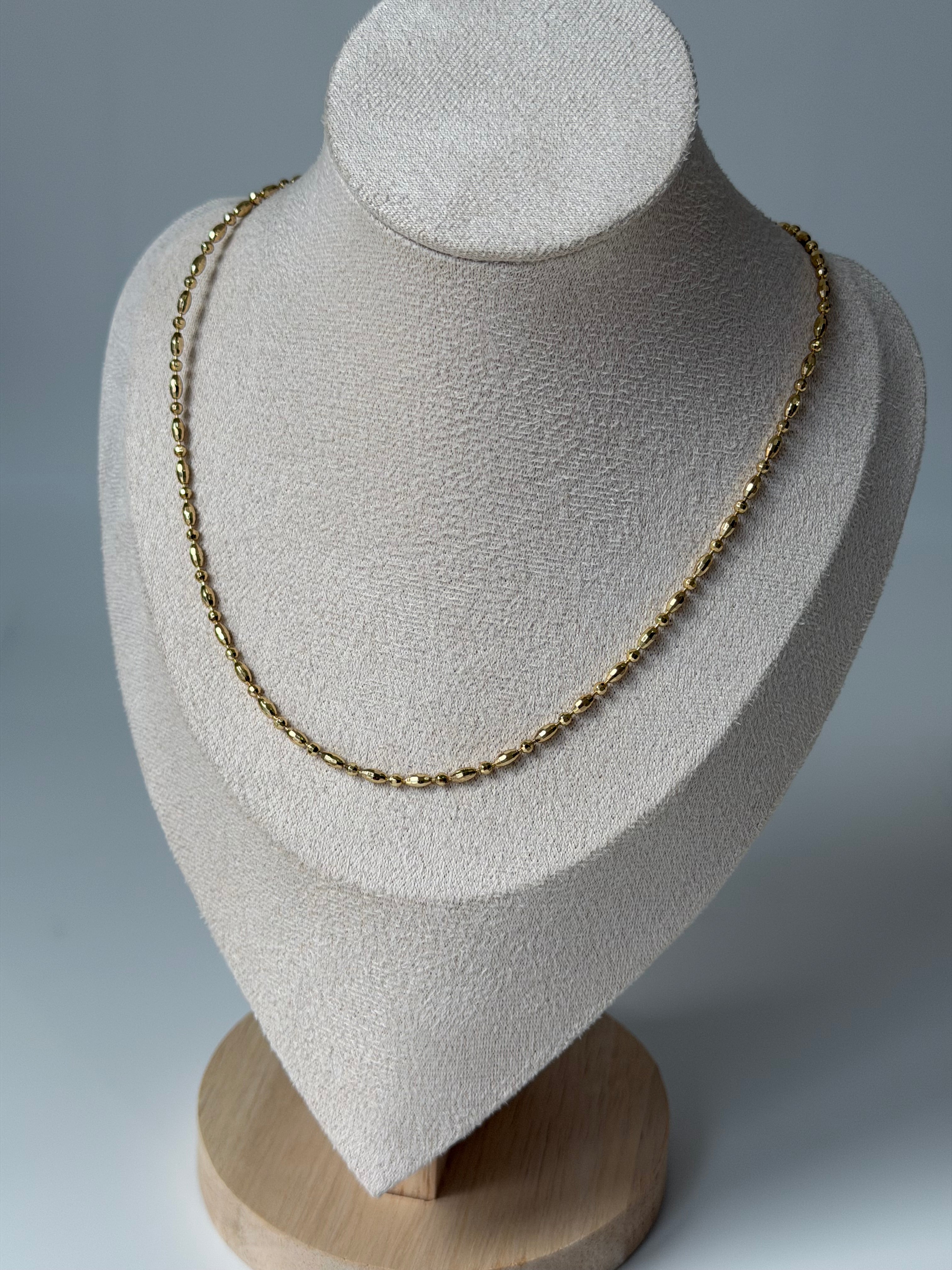 Elips Dorika Sıra Xuping Zincir kolye