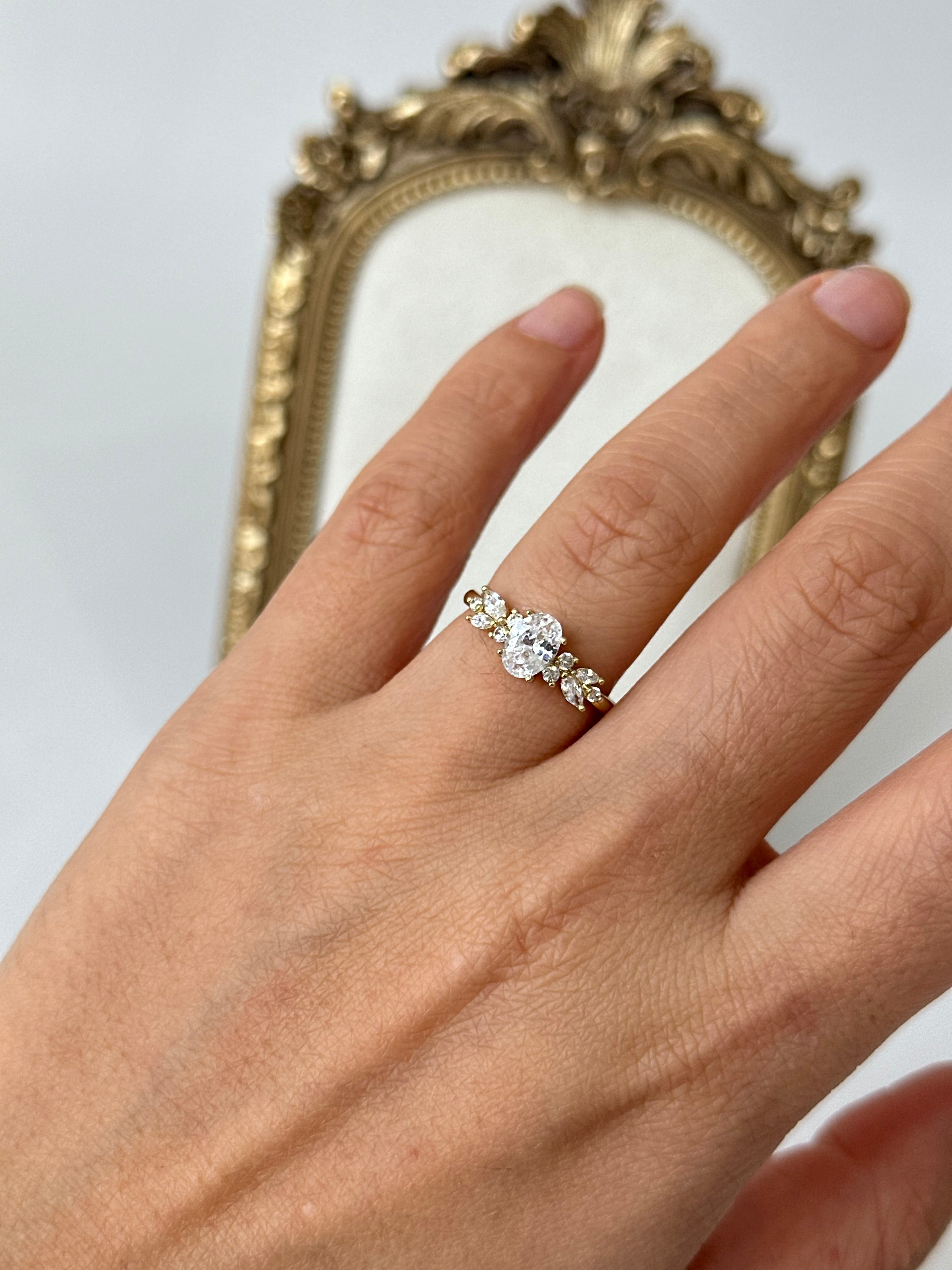 Elmas taş detay xuping yüzük