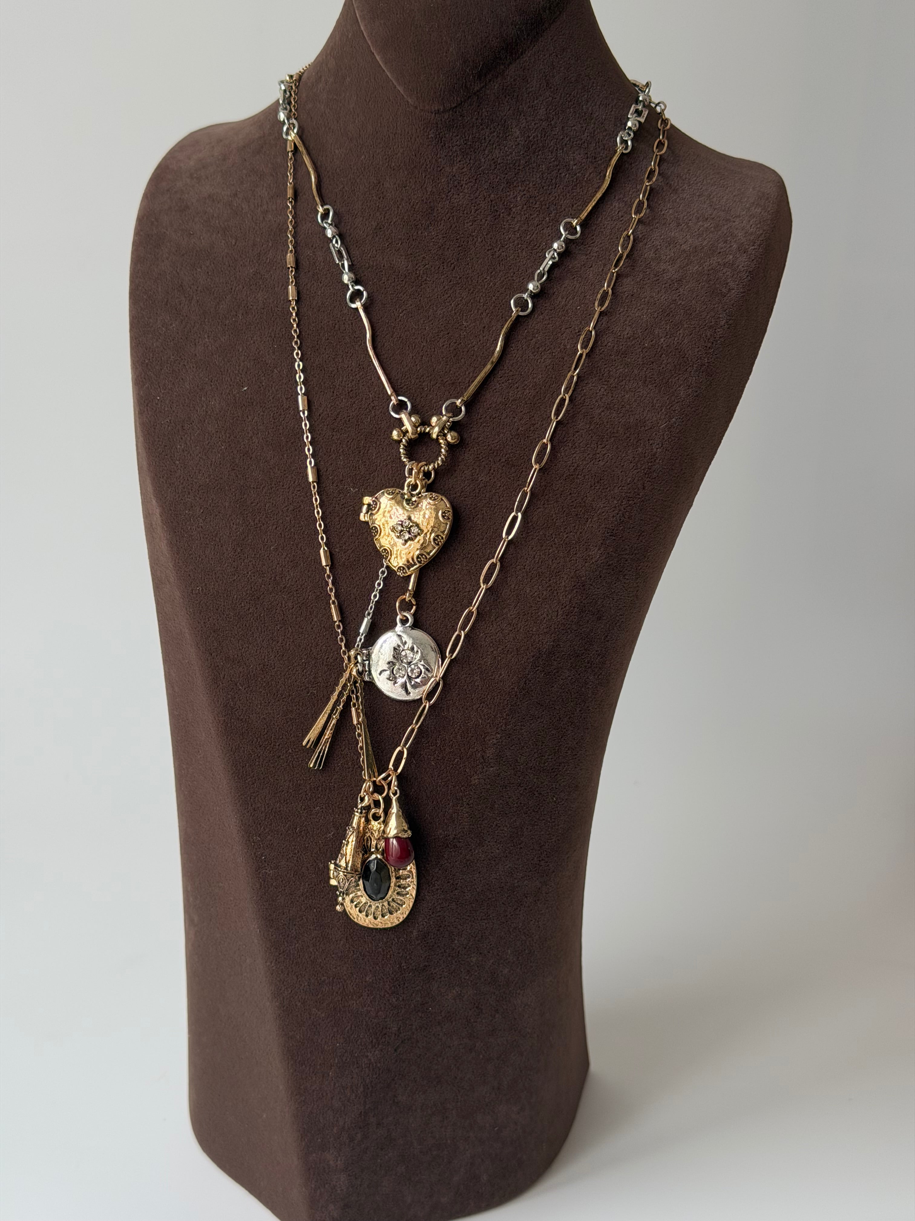 2li Vintage Charm Detay Kolye