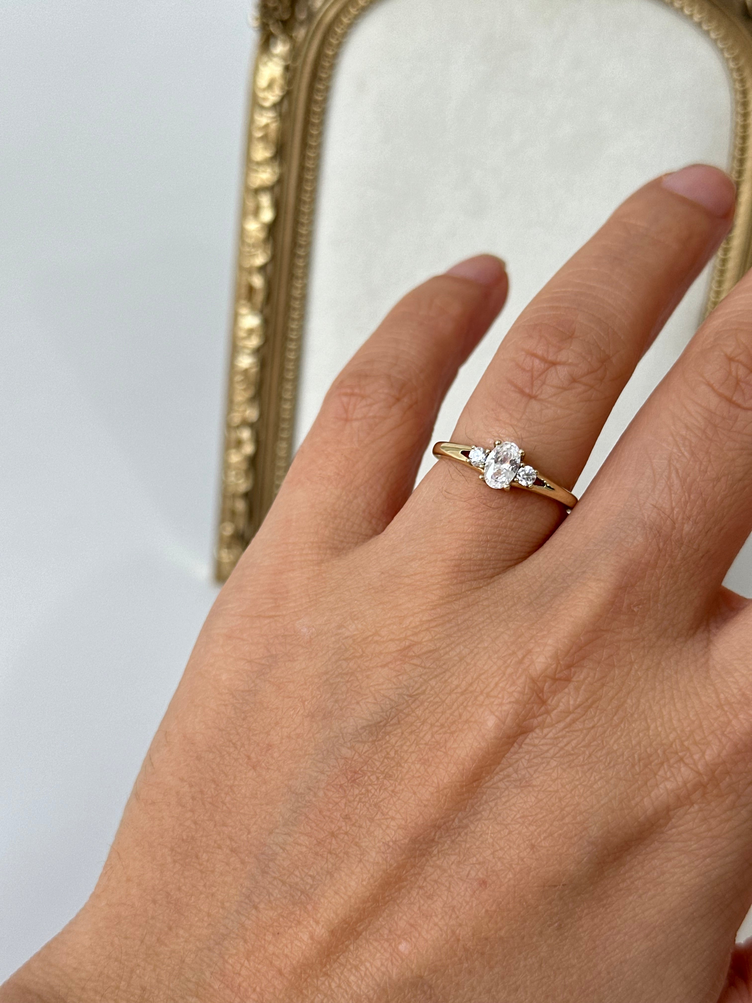 Mini taş yüzük xuping