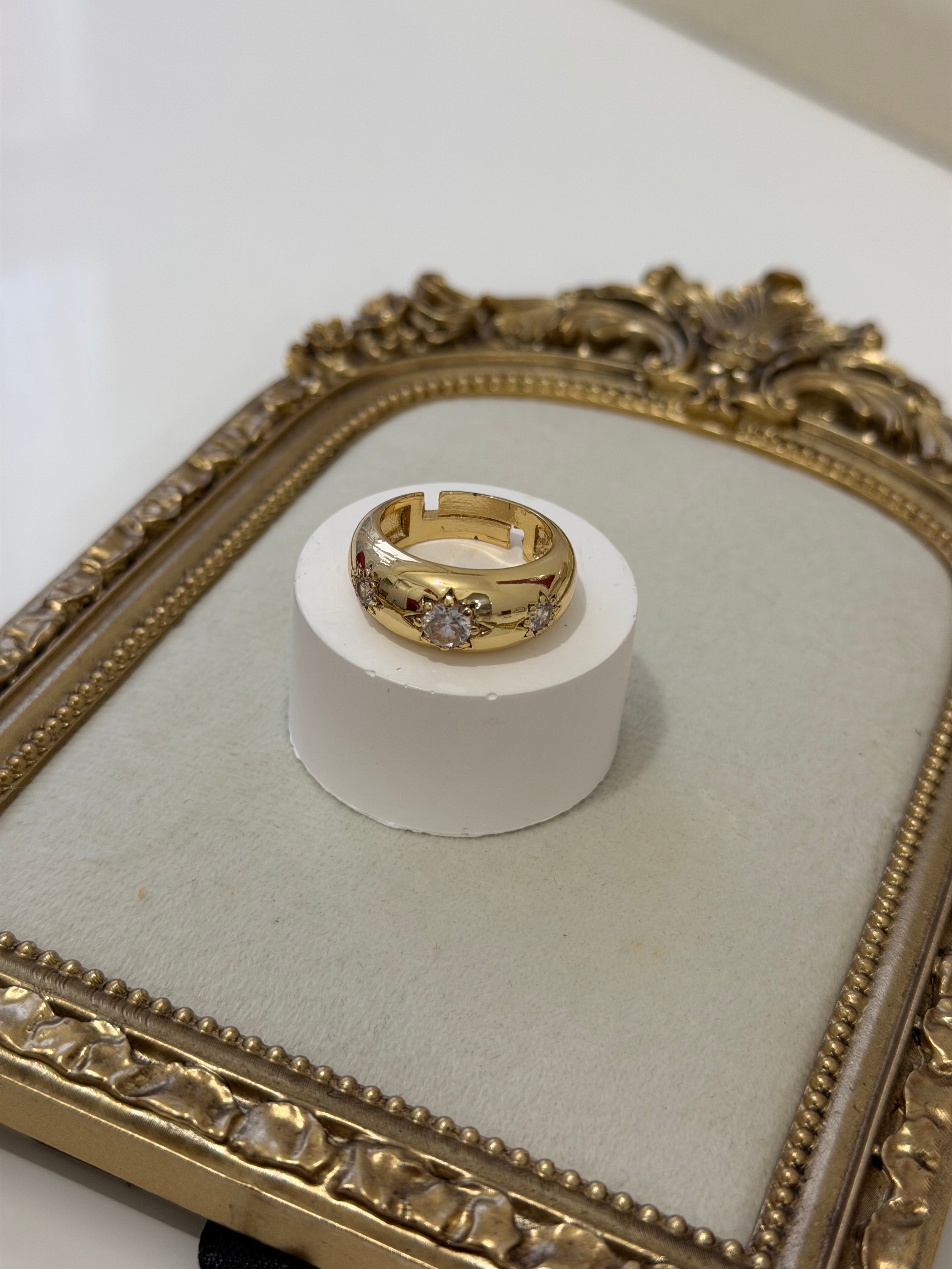 Yıldız Taş Vintage Yüzük