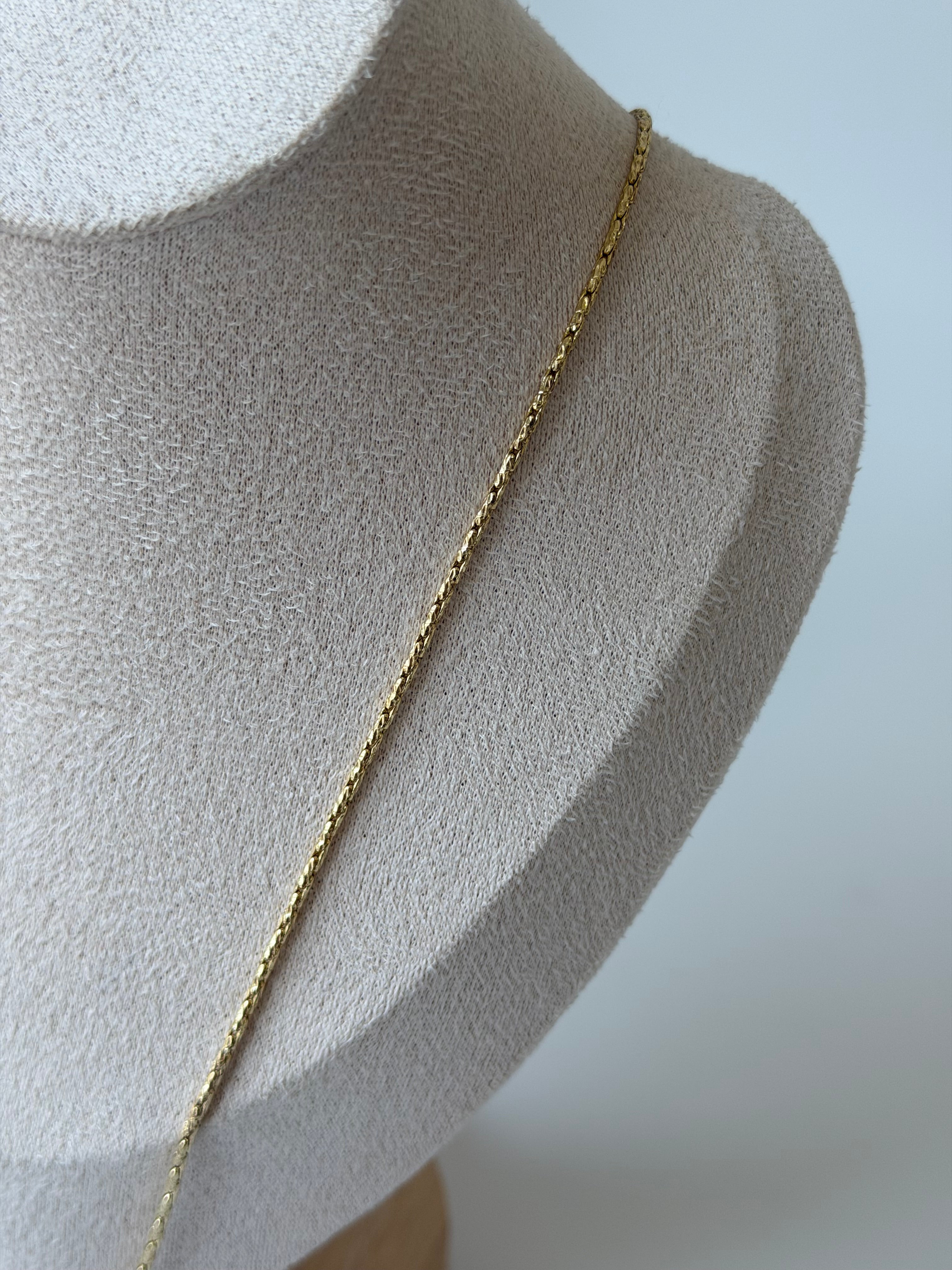 Vintage Desen Zincir 60 cm Xuping kolye