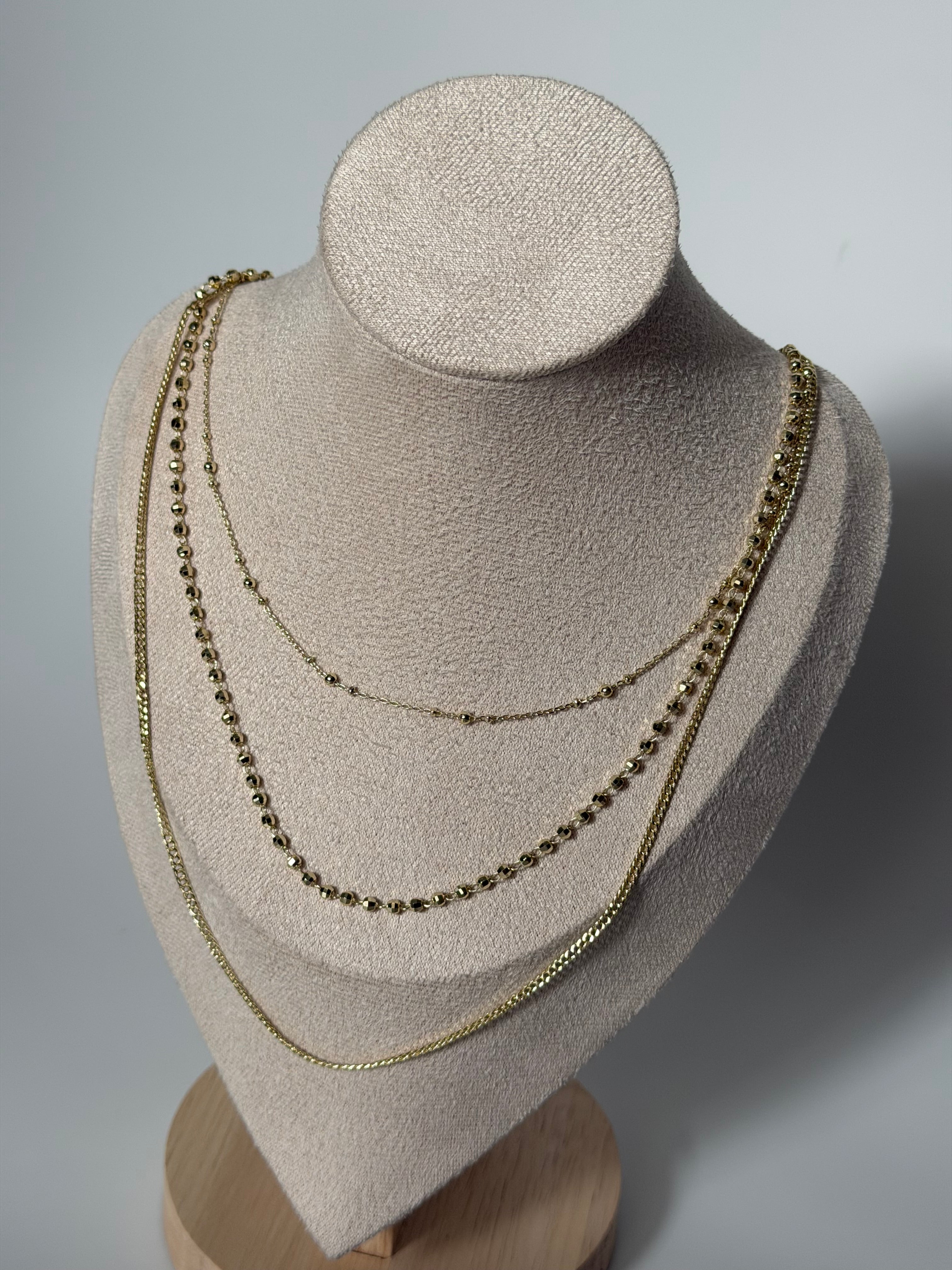 3’lü 14k set Kolye