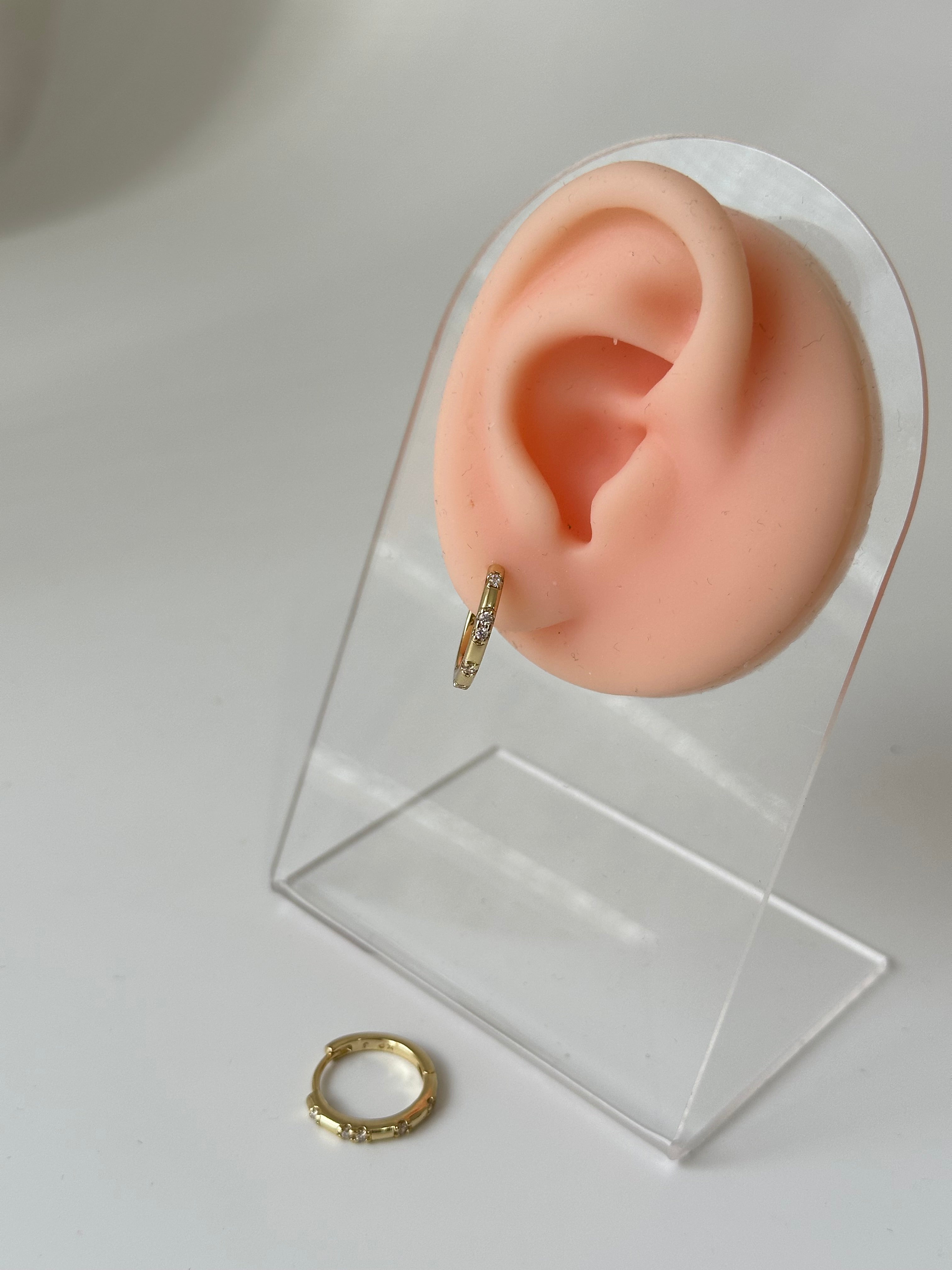 Mini Taş İşleme Xuping Küpe