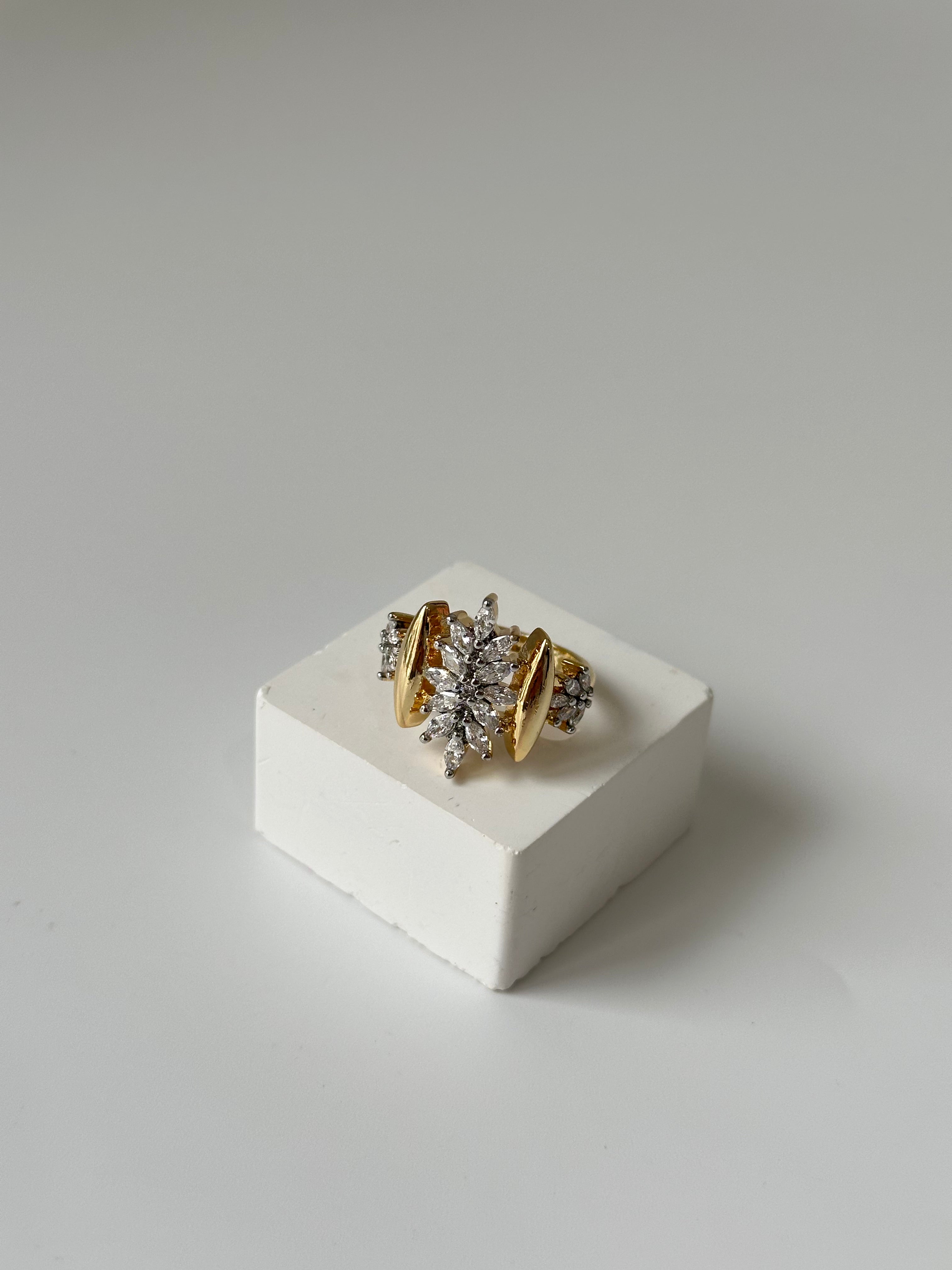 Princes Mix Elmas Montür Taşlı Yüzük