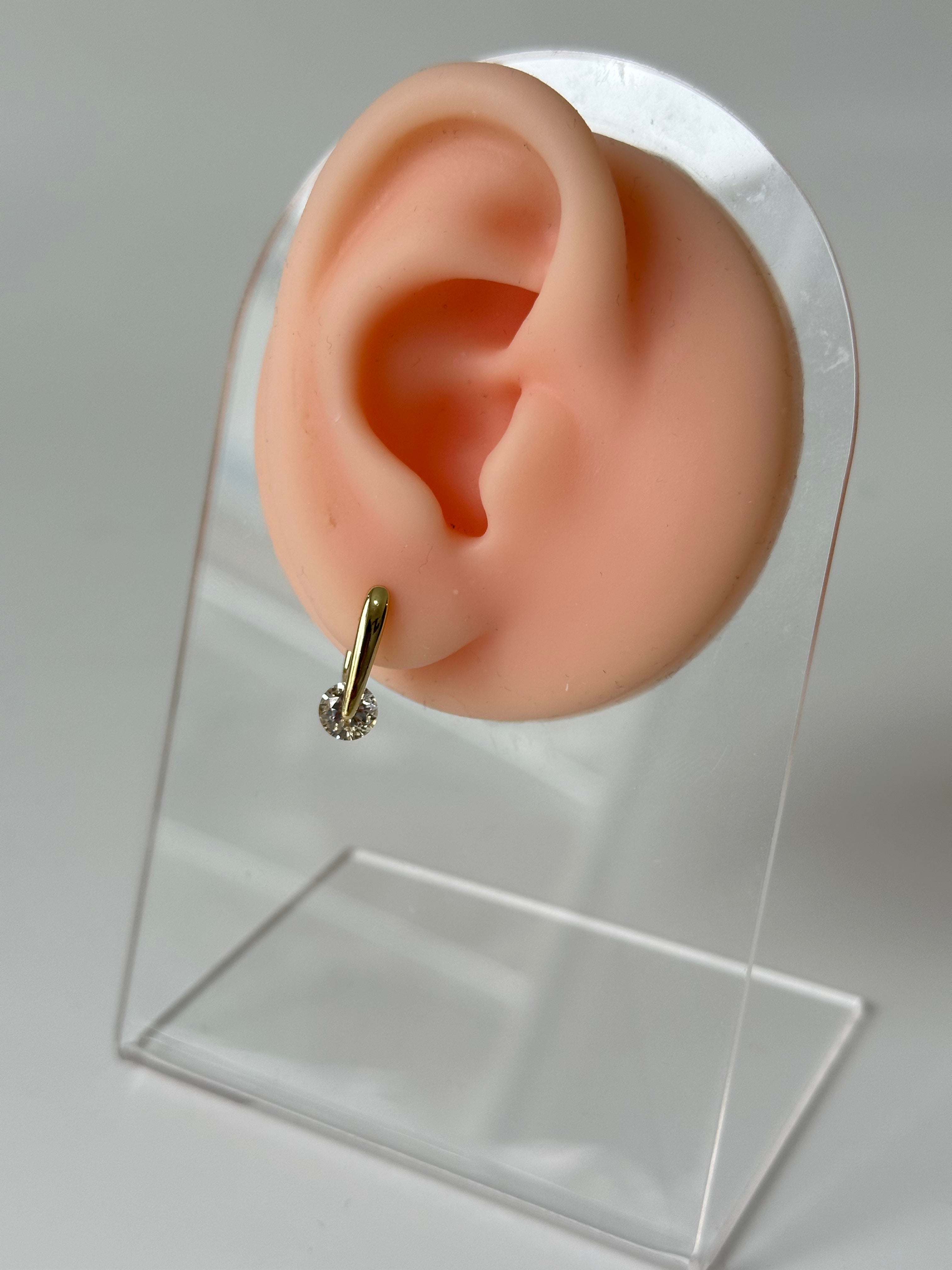 Mini Taş Detay Flues Xuping Küpe