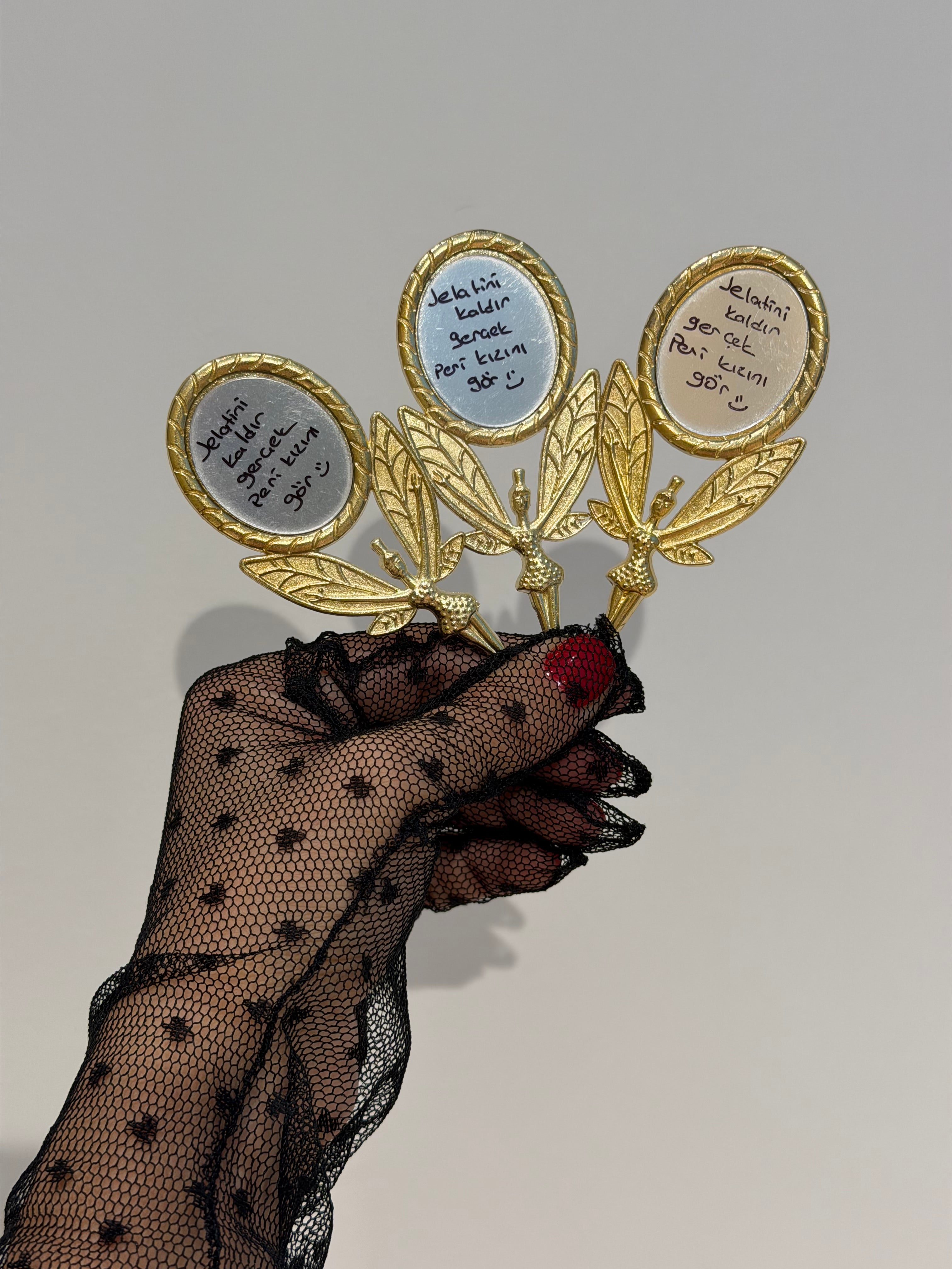 Peri Kızı Ayna Gold Aksesuar