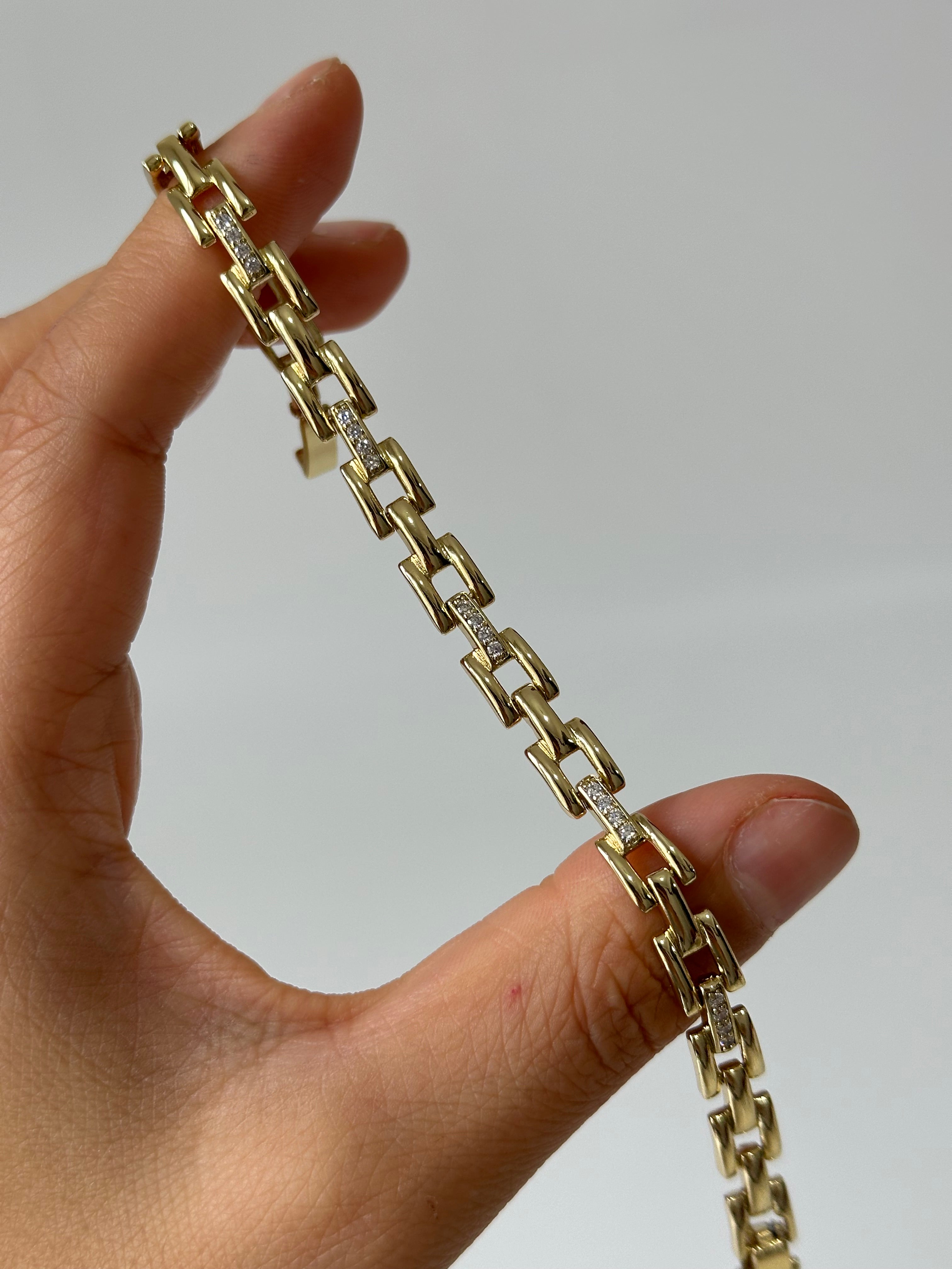 Kare Taş Detay Xuping Bileklik