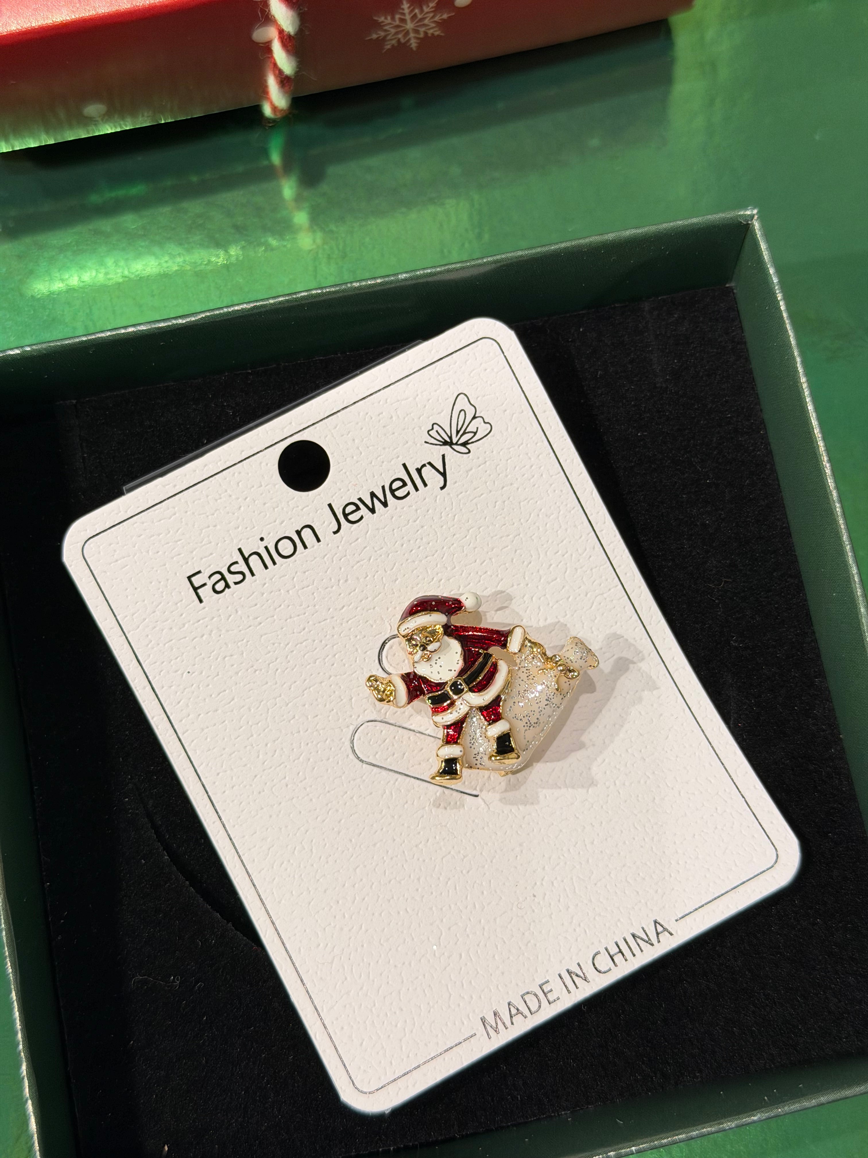 Mini Noel Baba Broş