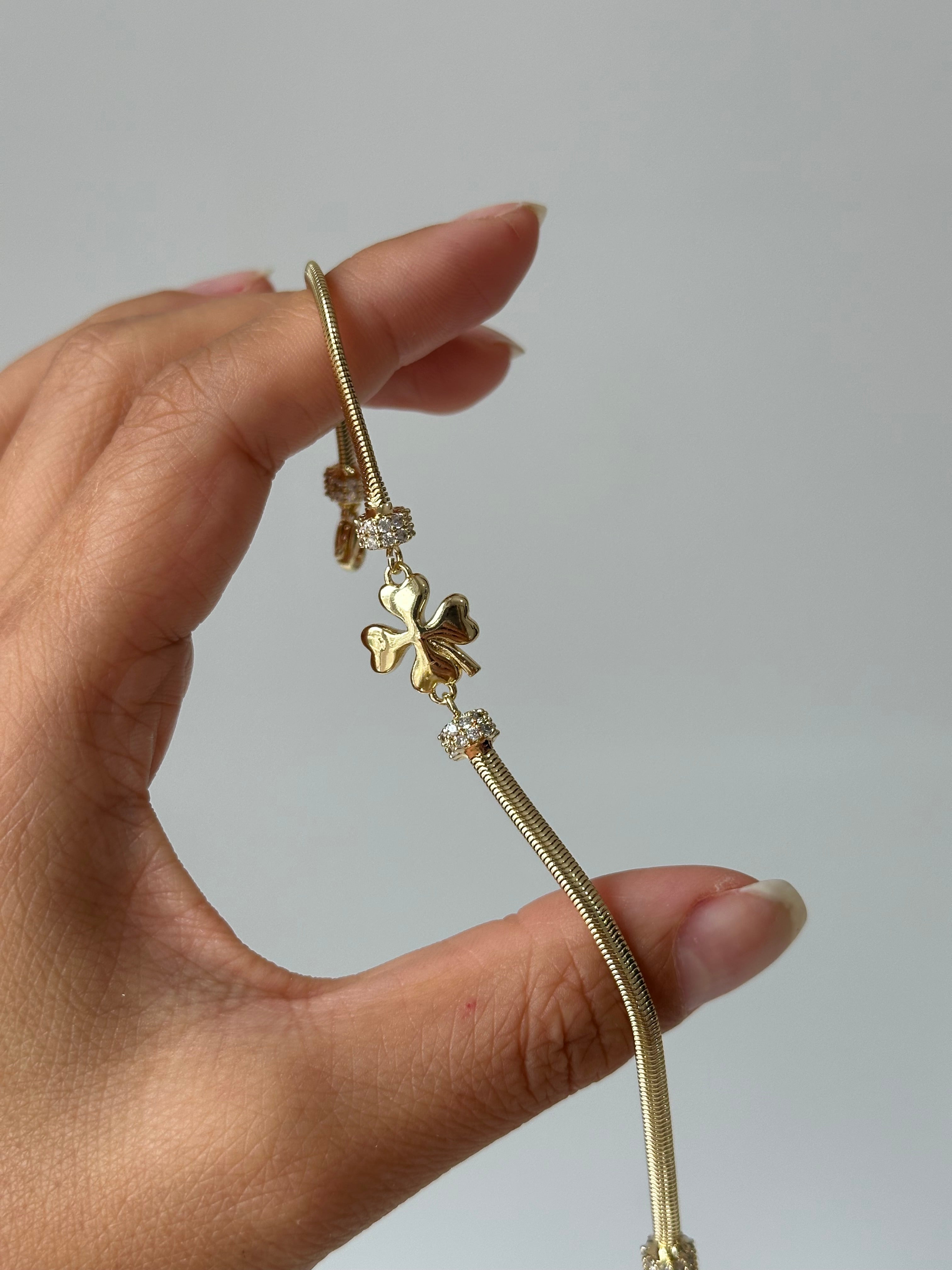 Yonca deray 14K Bileklik