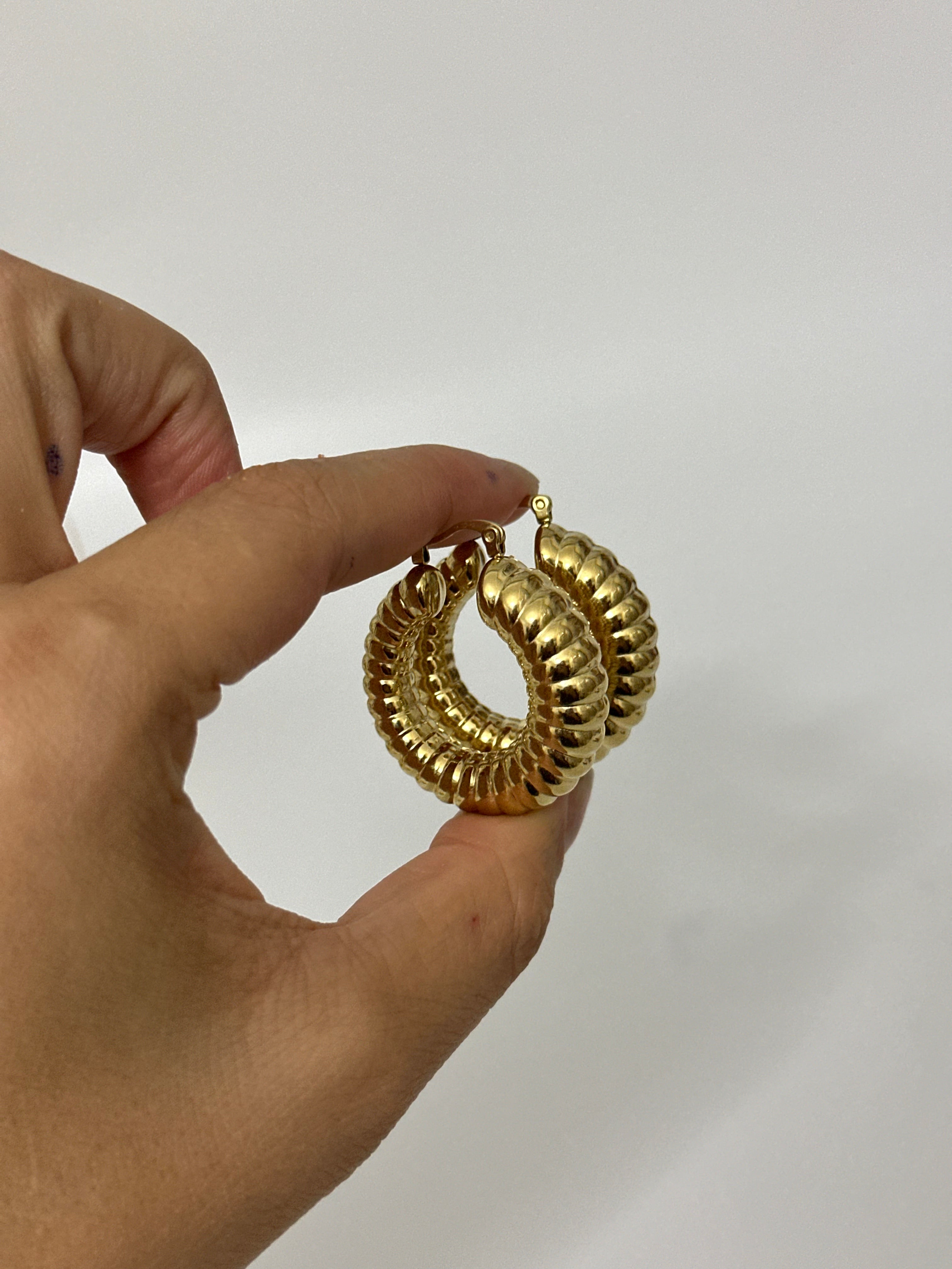 Silindir Model Çelik Halka Küpe