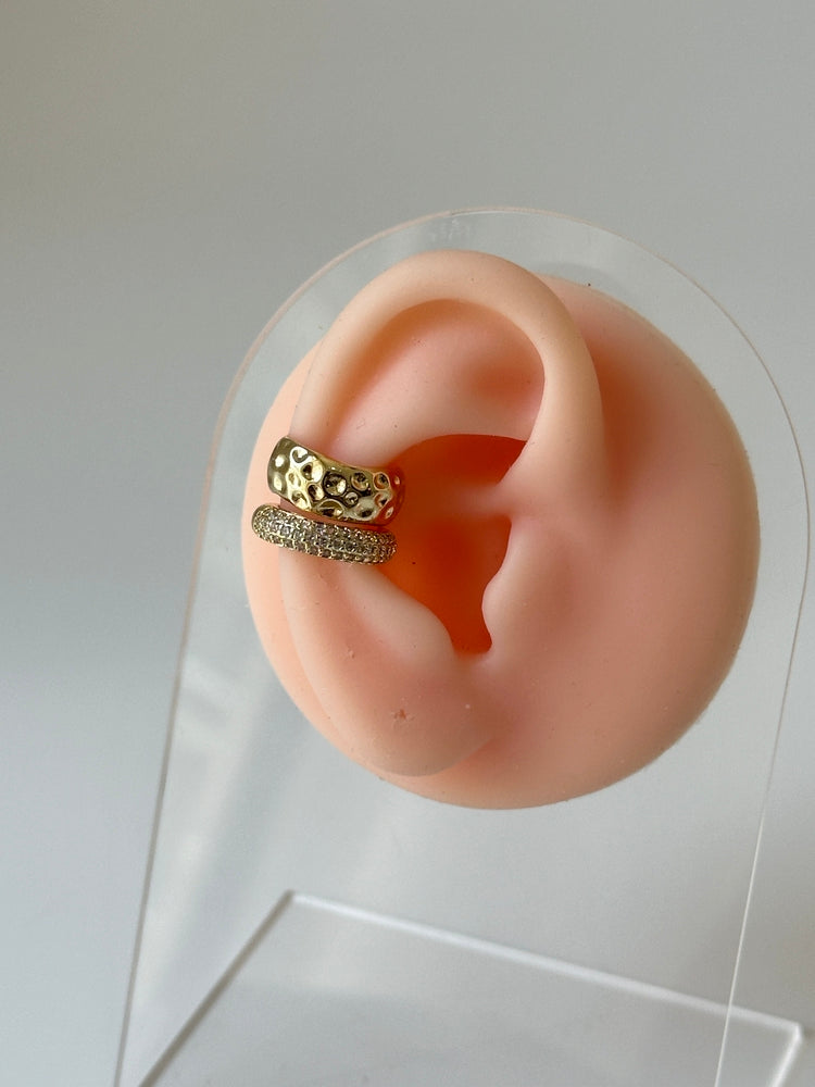 Gold Taş Detaylı Earcuf