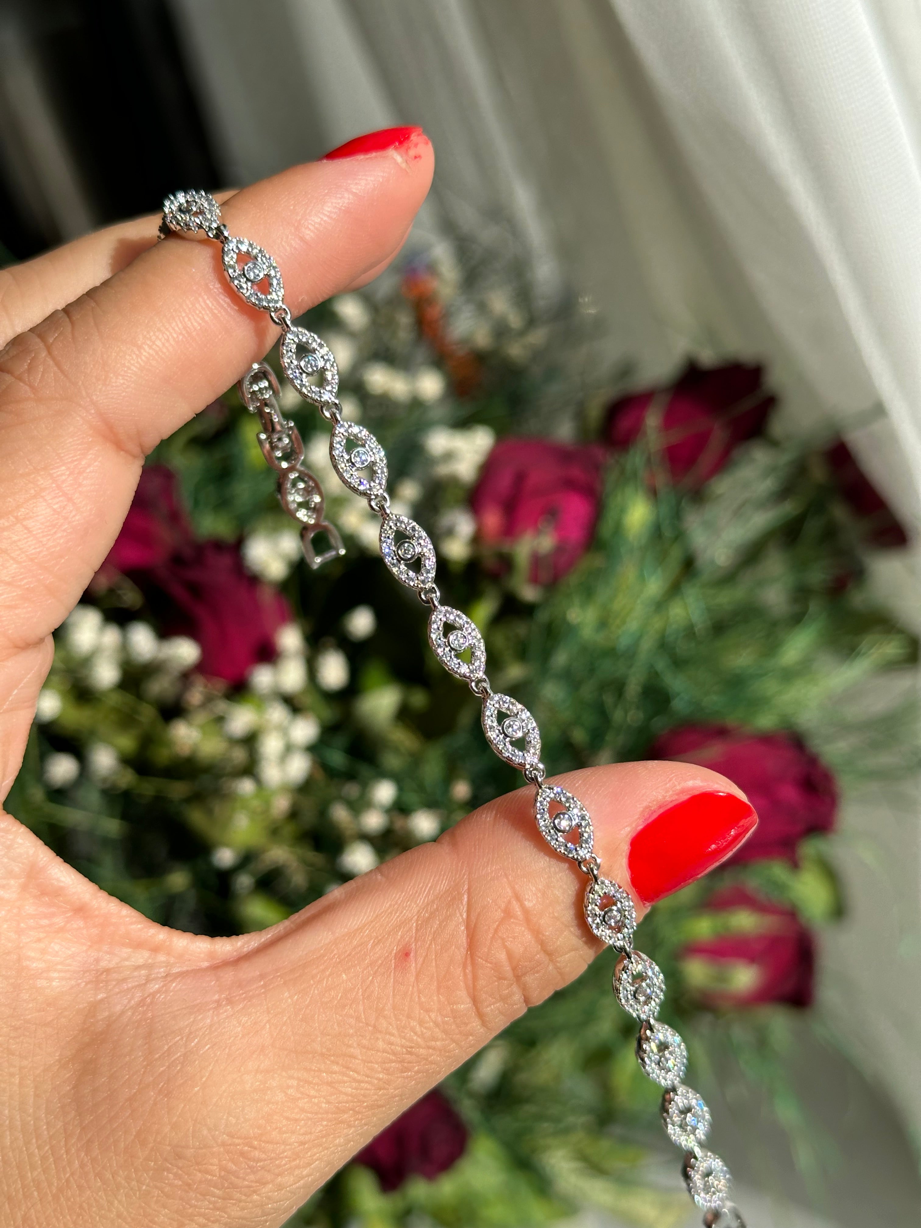 Silver Göz Xuping Bileklik