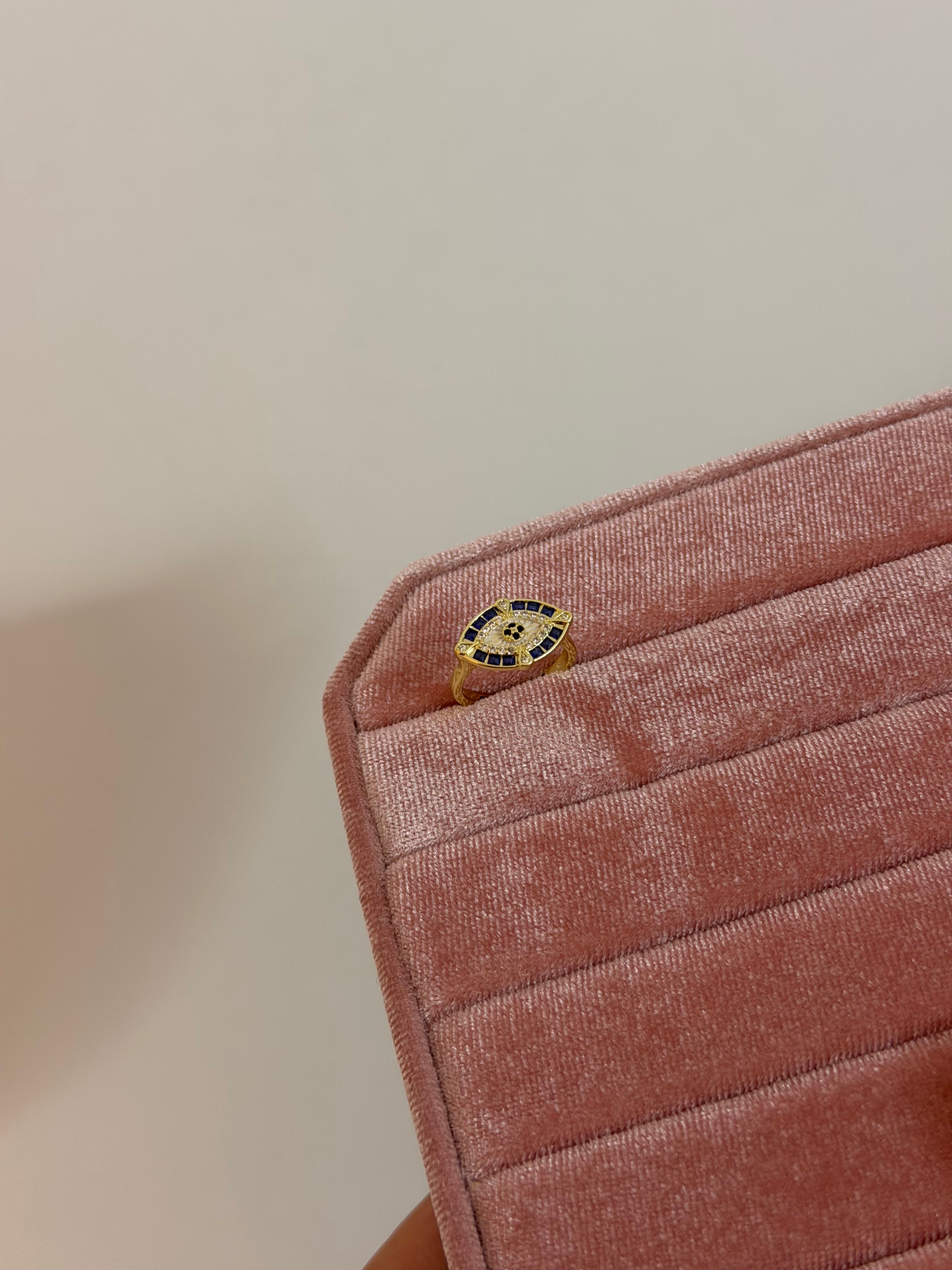 Blue Serçe Parmak Yüzük