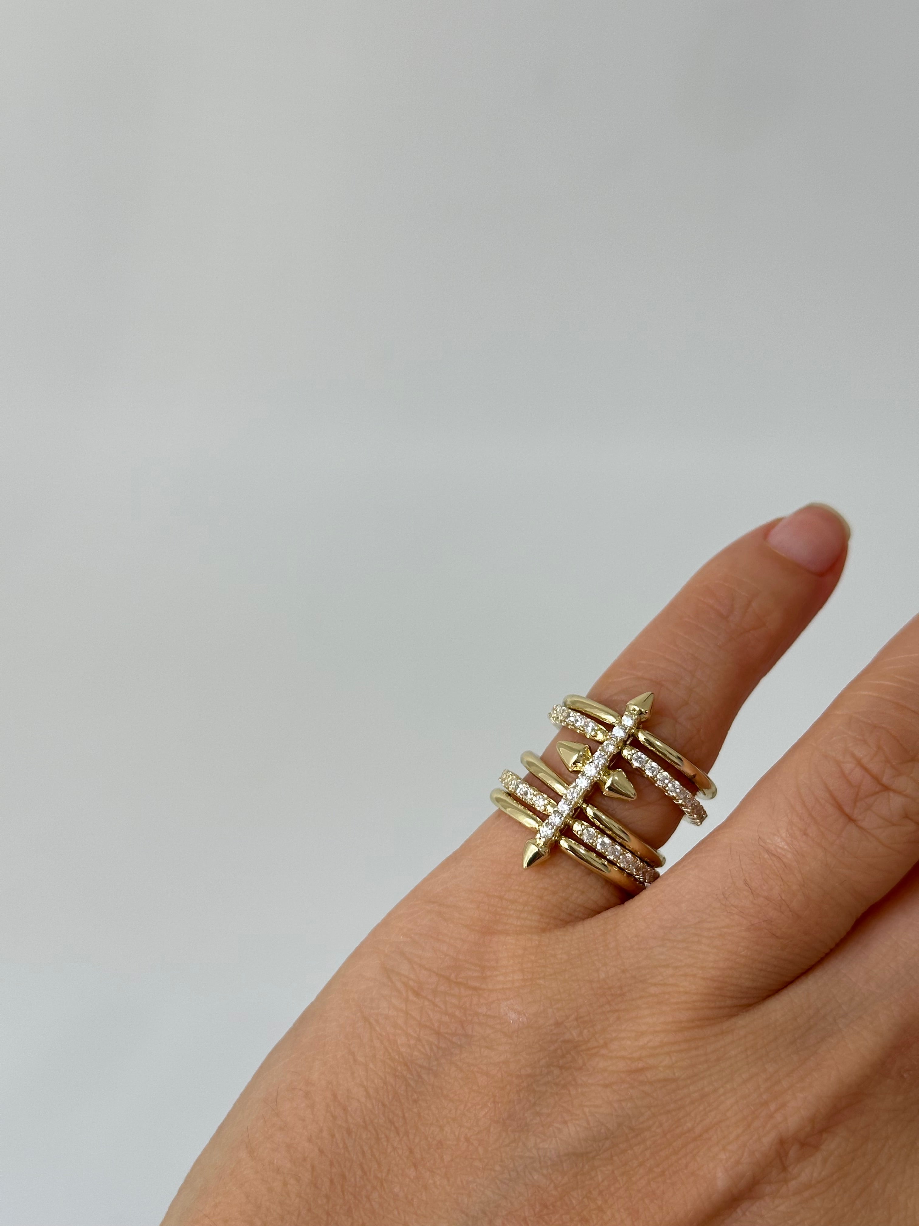 Filya Serçe Parmak Yüzüğü 6 no