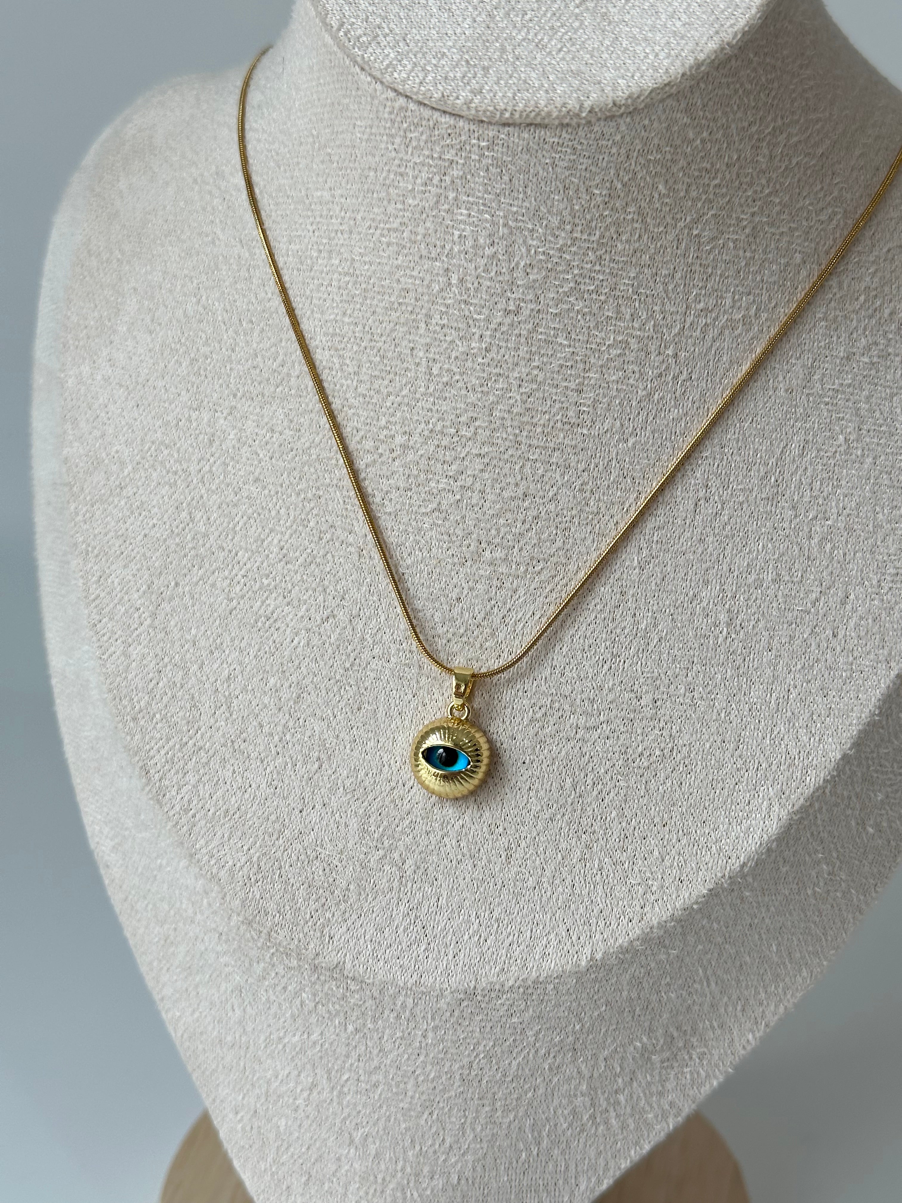 Göz Kuyum Model Çelik Kolye