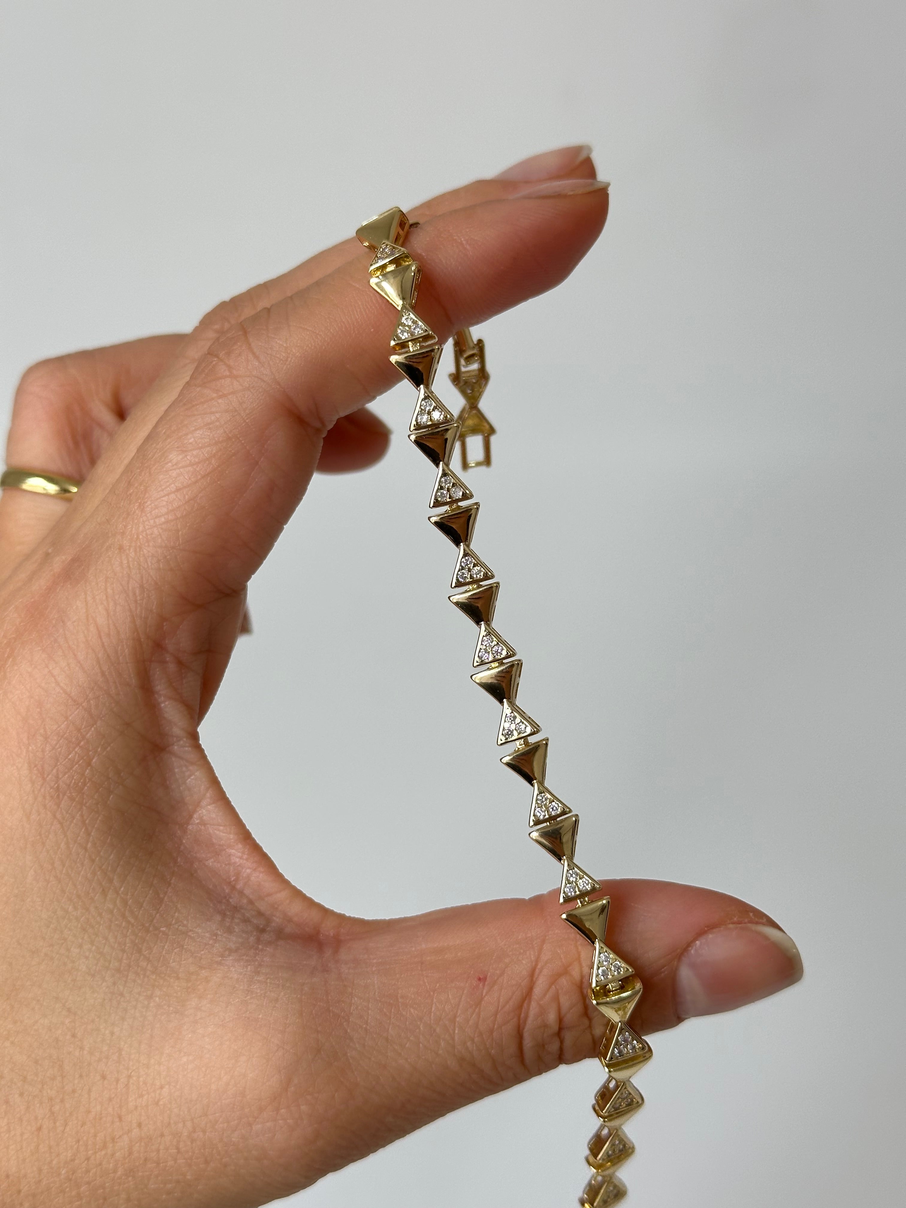 Ücvins 14k Bileklik