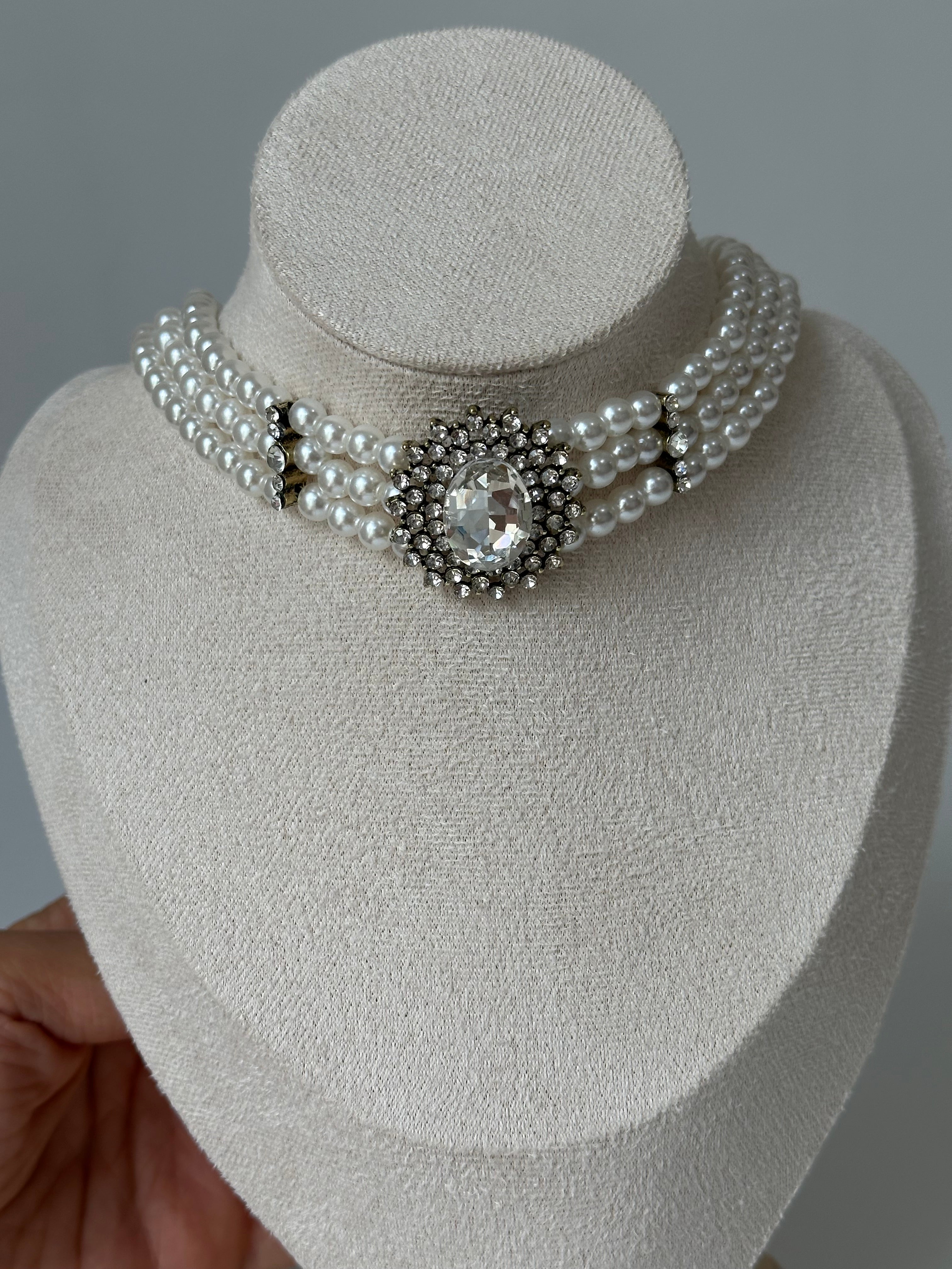 İnci Vintage Kolye