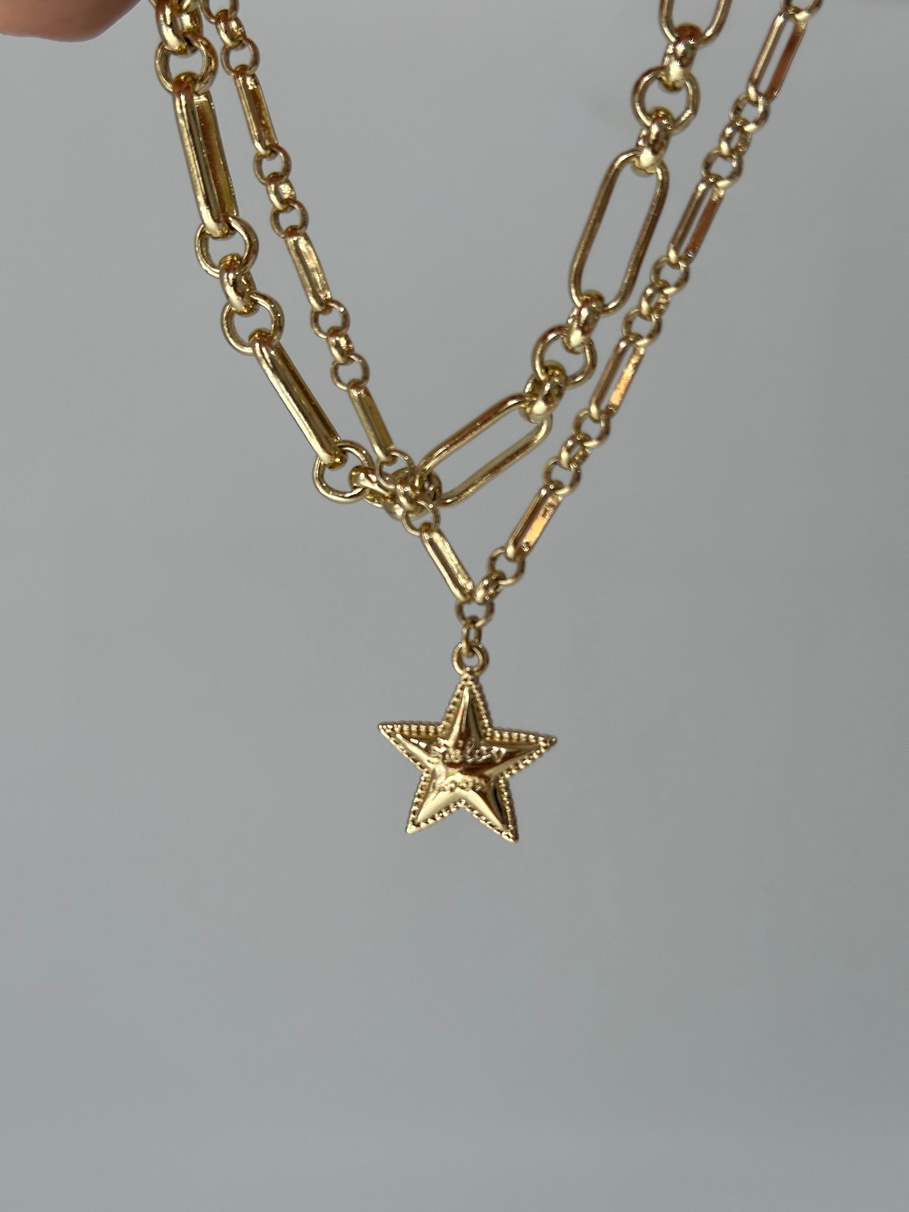 İkili Yıldız Charm Xuping Bileklik