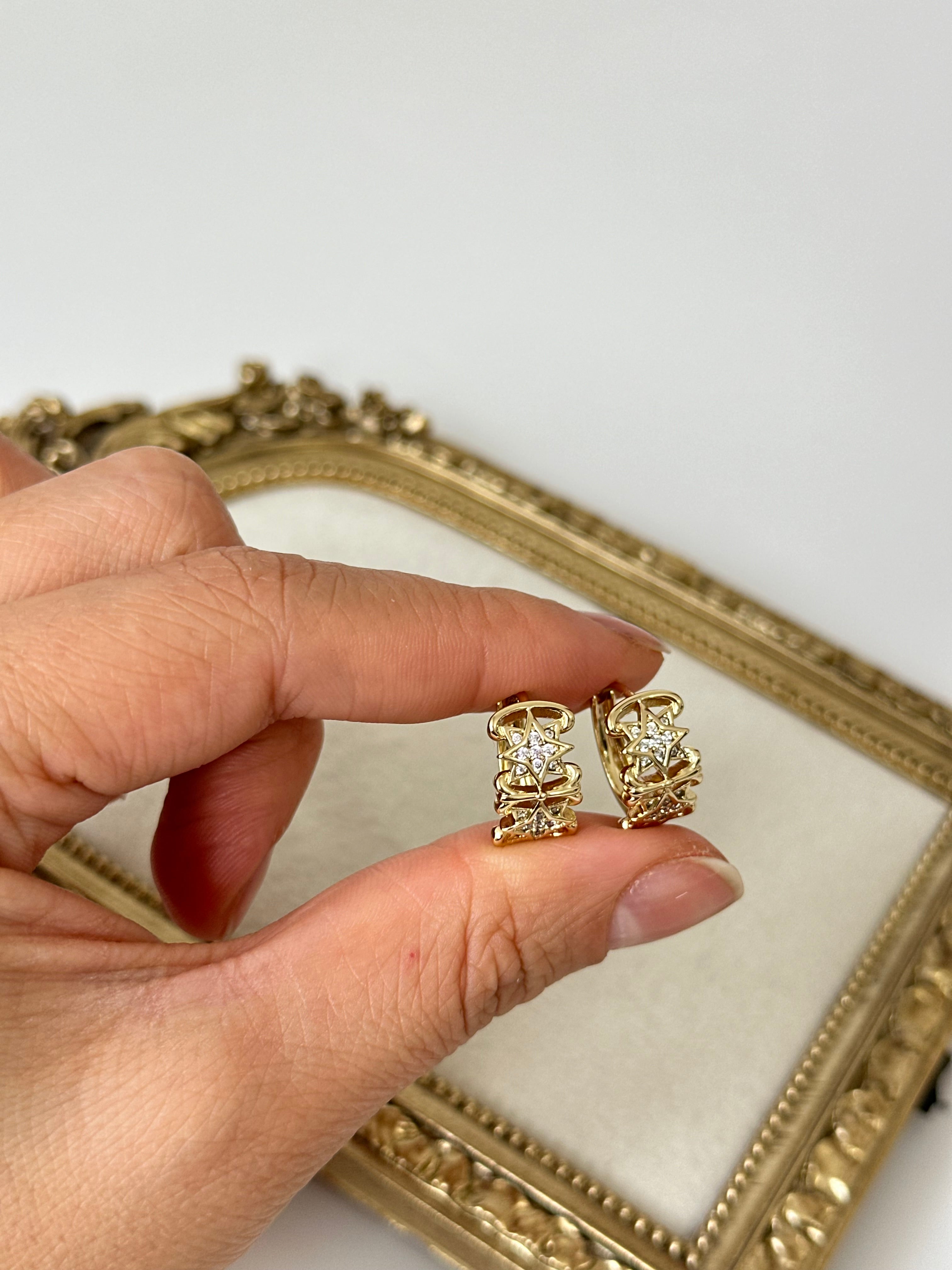 Yıldız İşleme Xuping Küpe