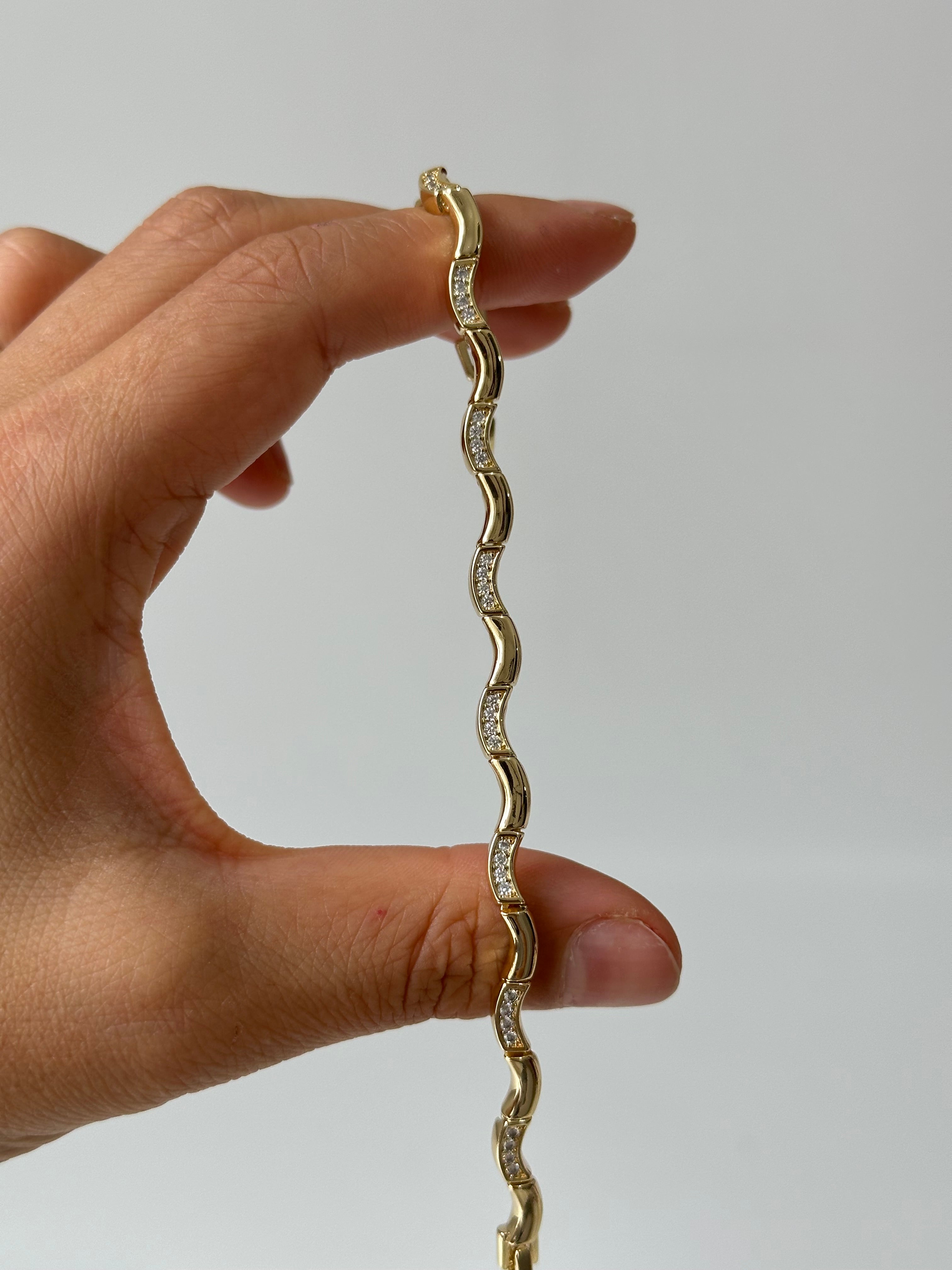 Taşlı S Geçiş Bileklik