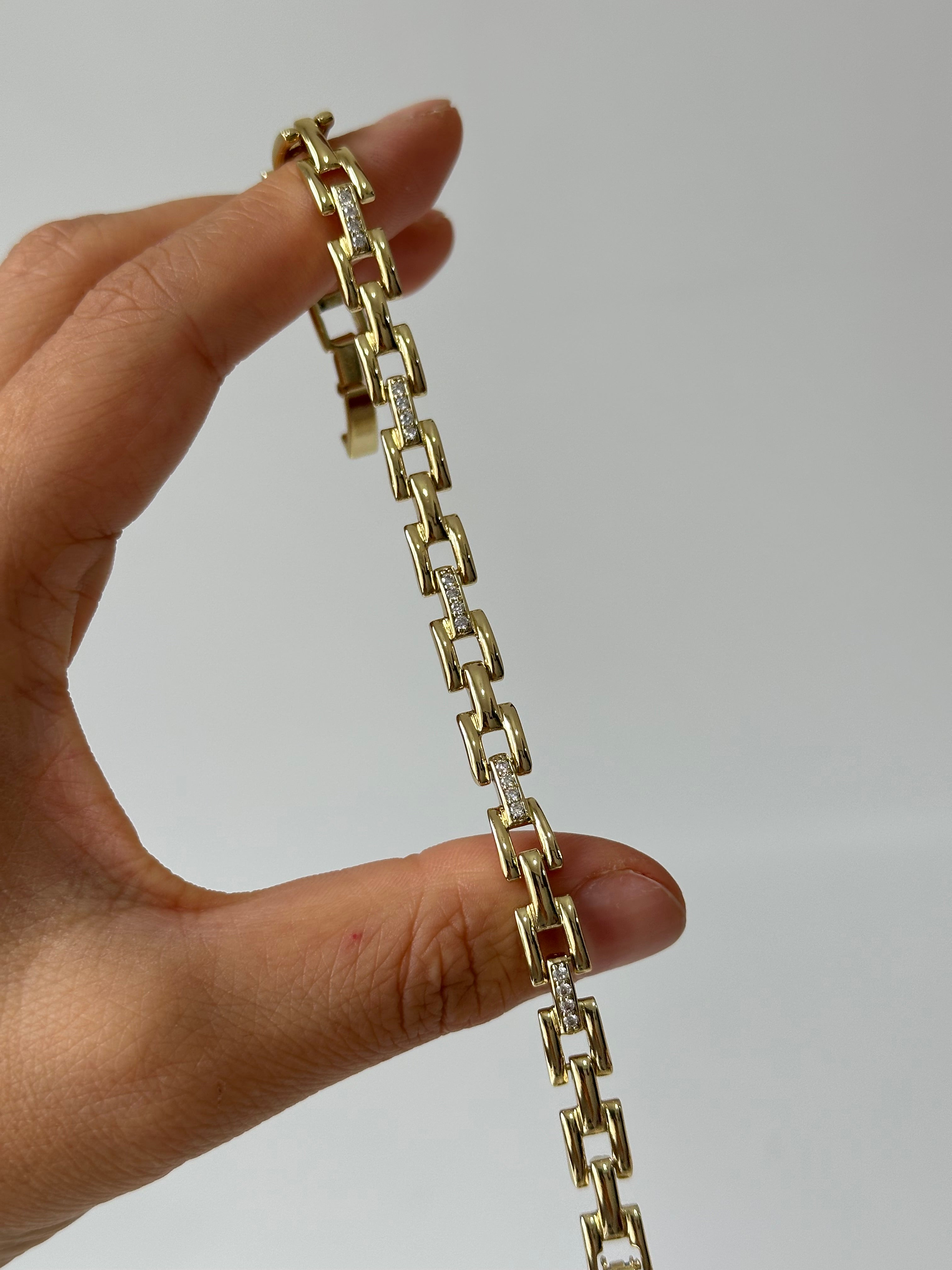 Kare Taş Detay Xuping Bileklik