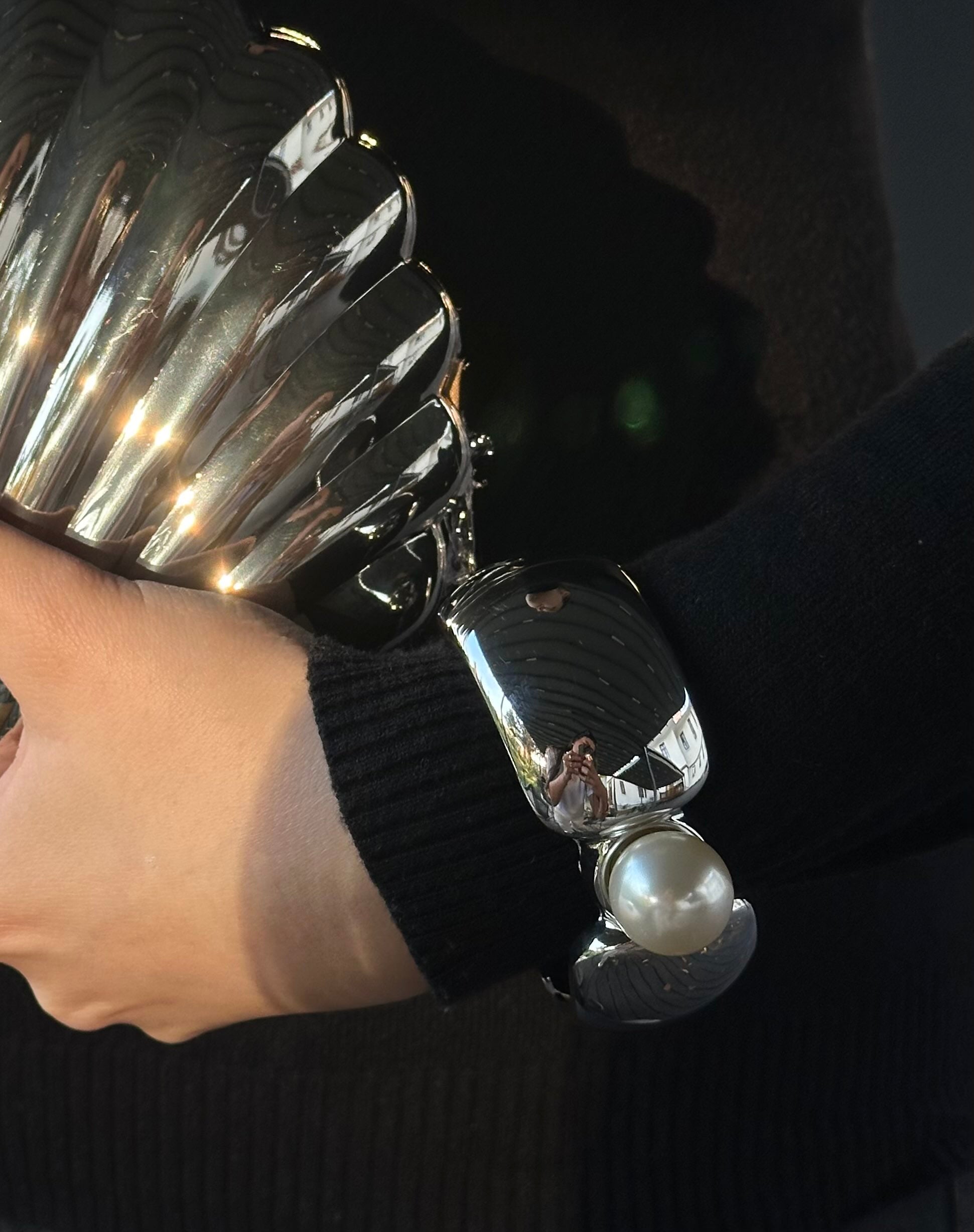 Silver İncili Kelepçe