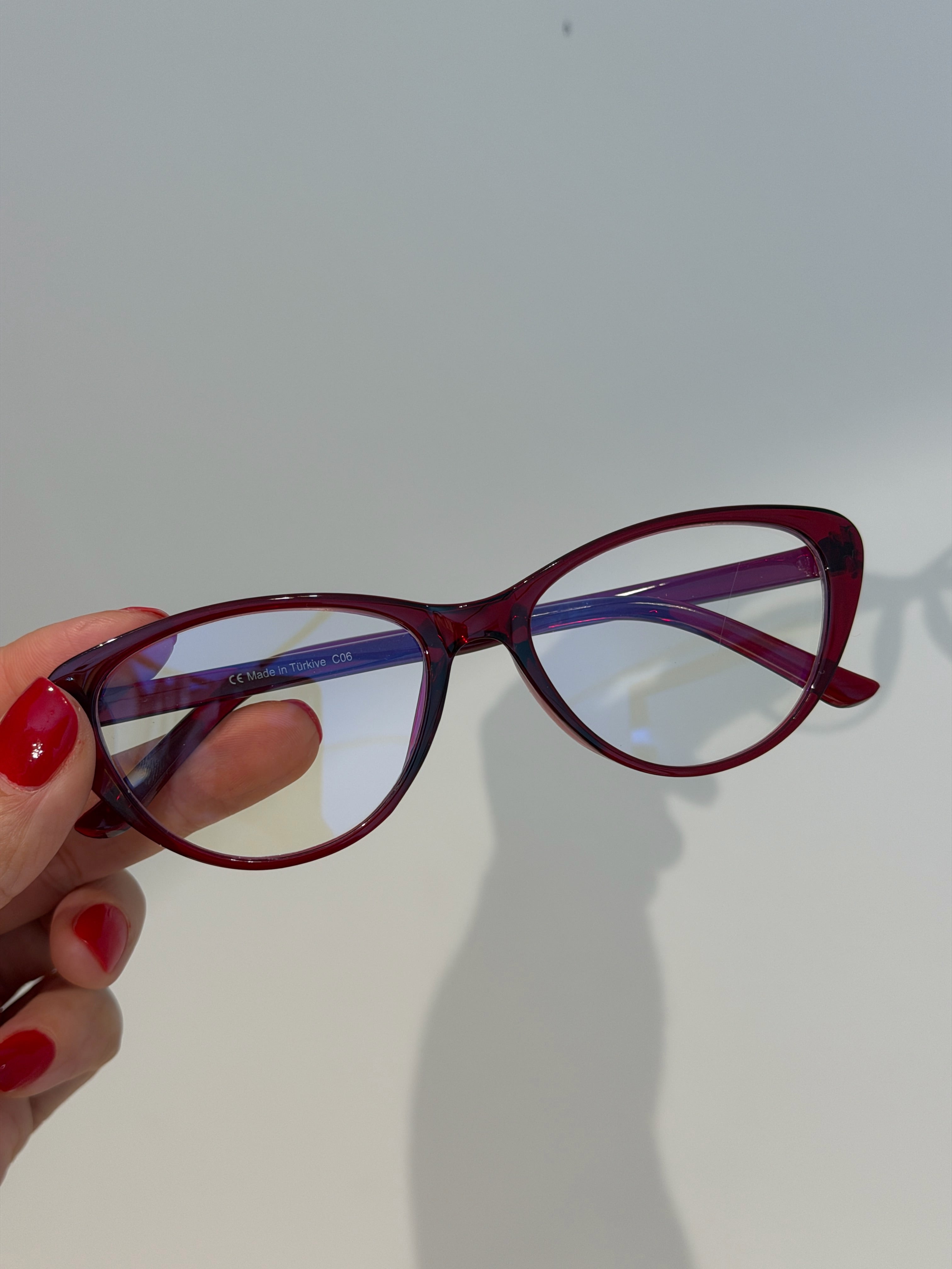 Bordo Cat Aksesuar Gözlük