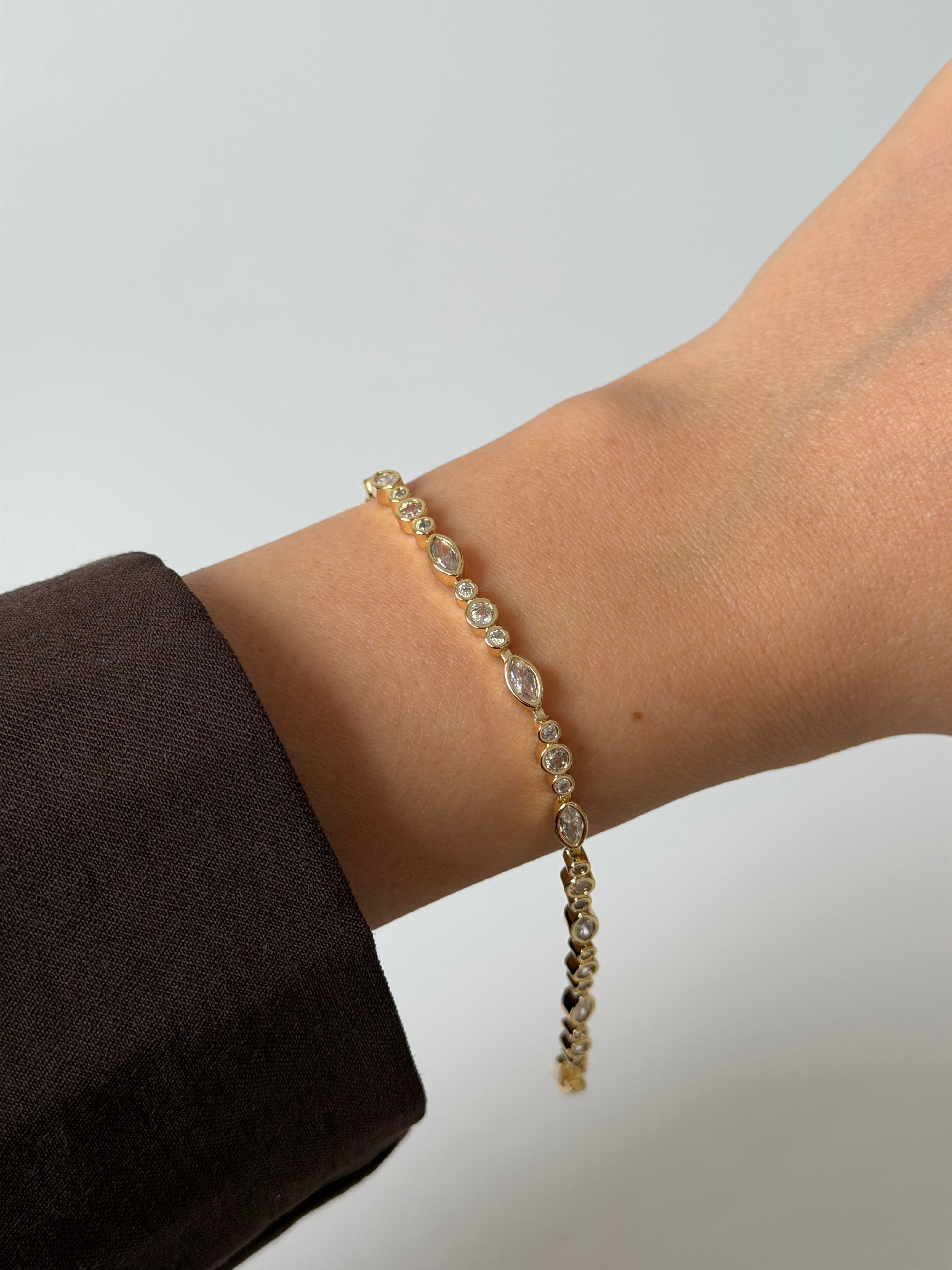 Mini elips Taş Xuping Bileklik