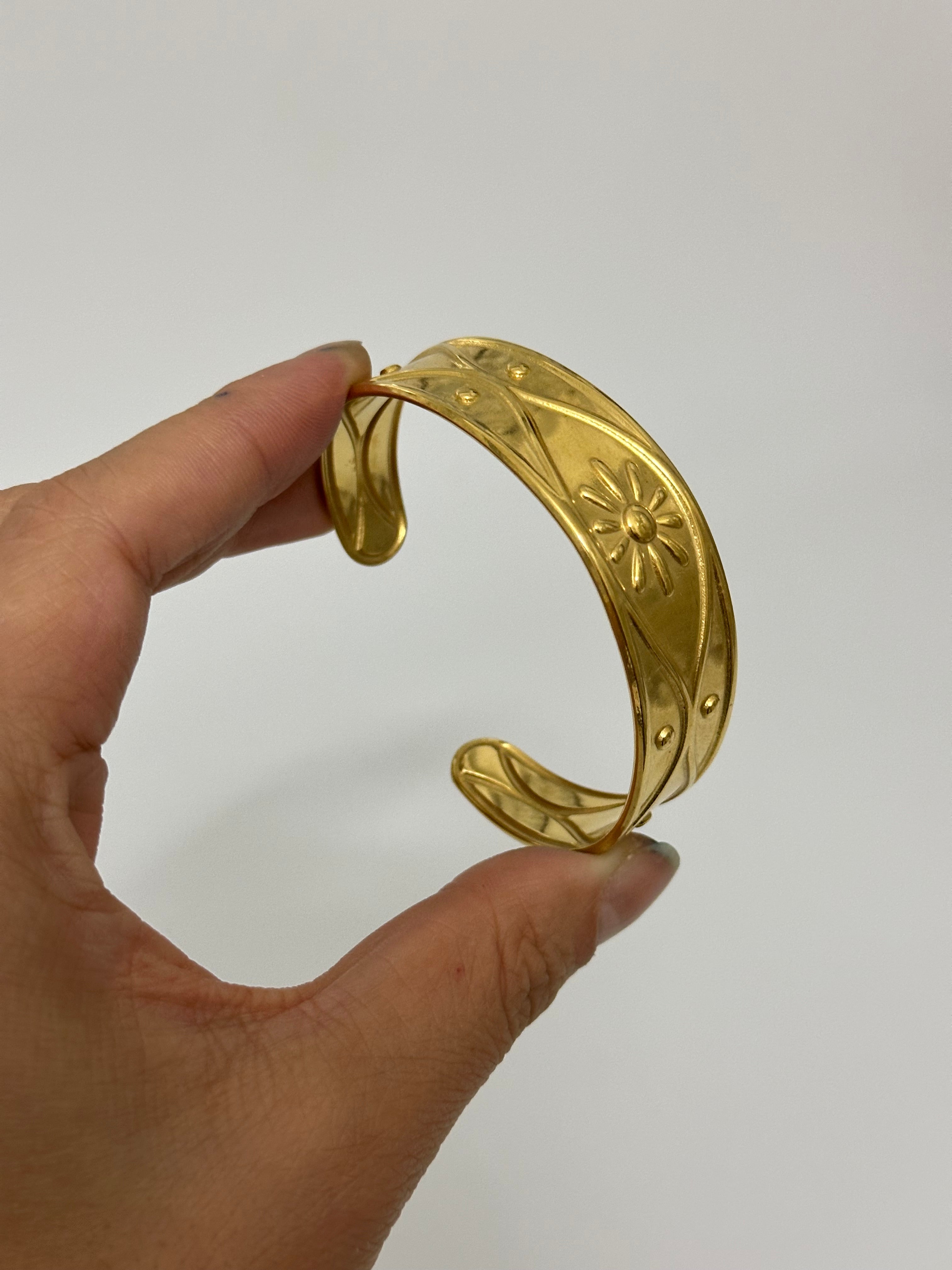 Vintage güneş detay kelepçe