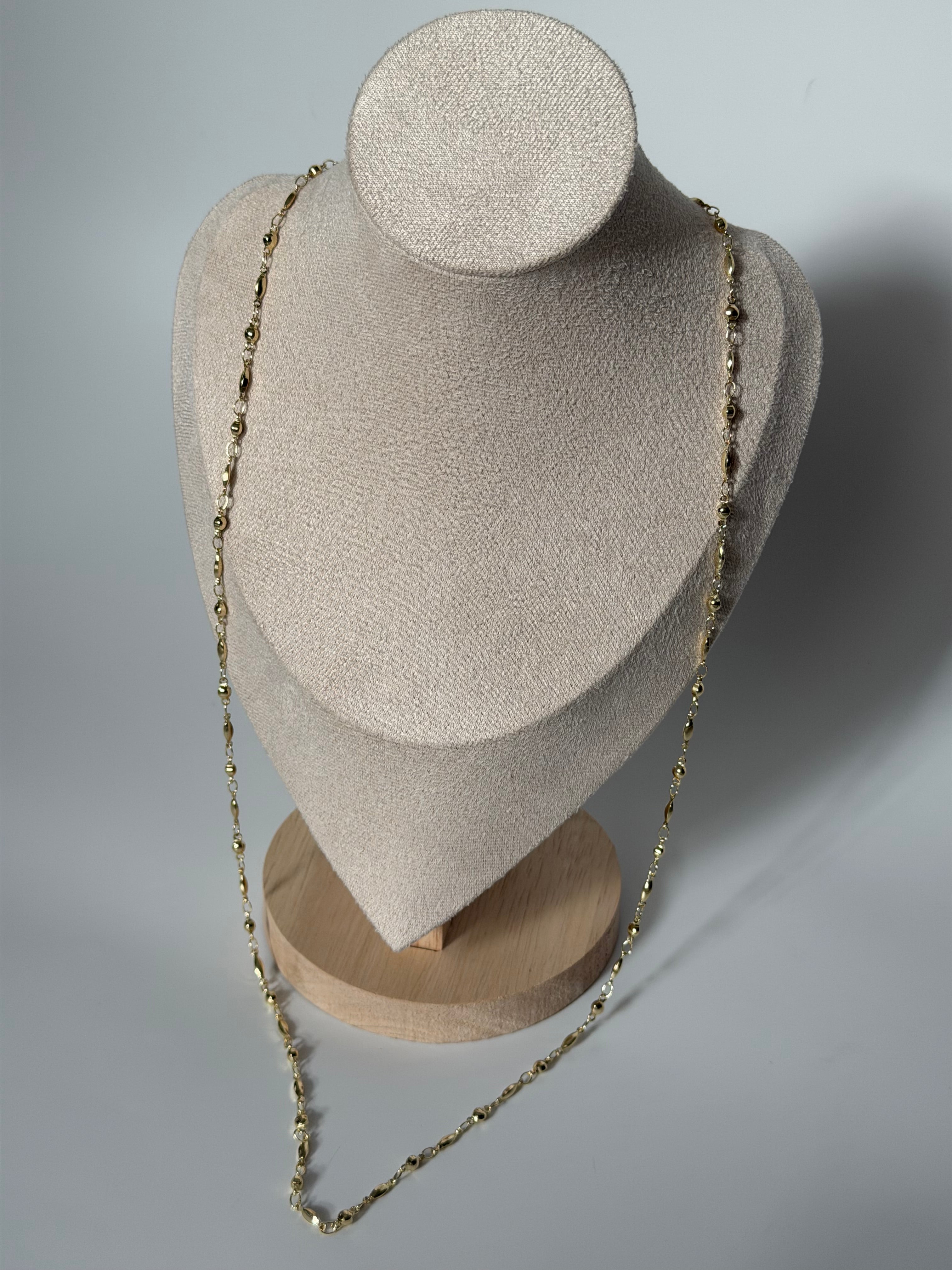 Prinç Tane 14k 70 cm Kolye