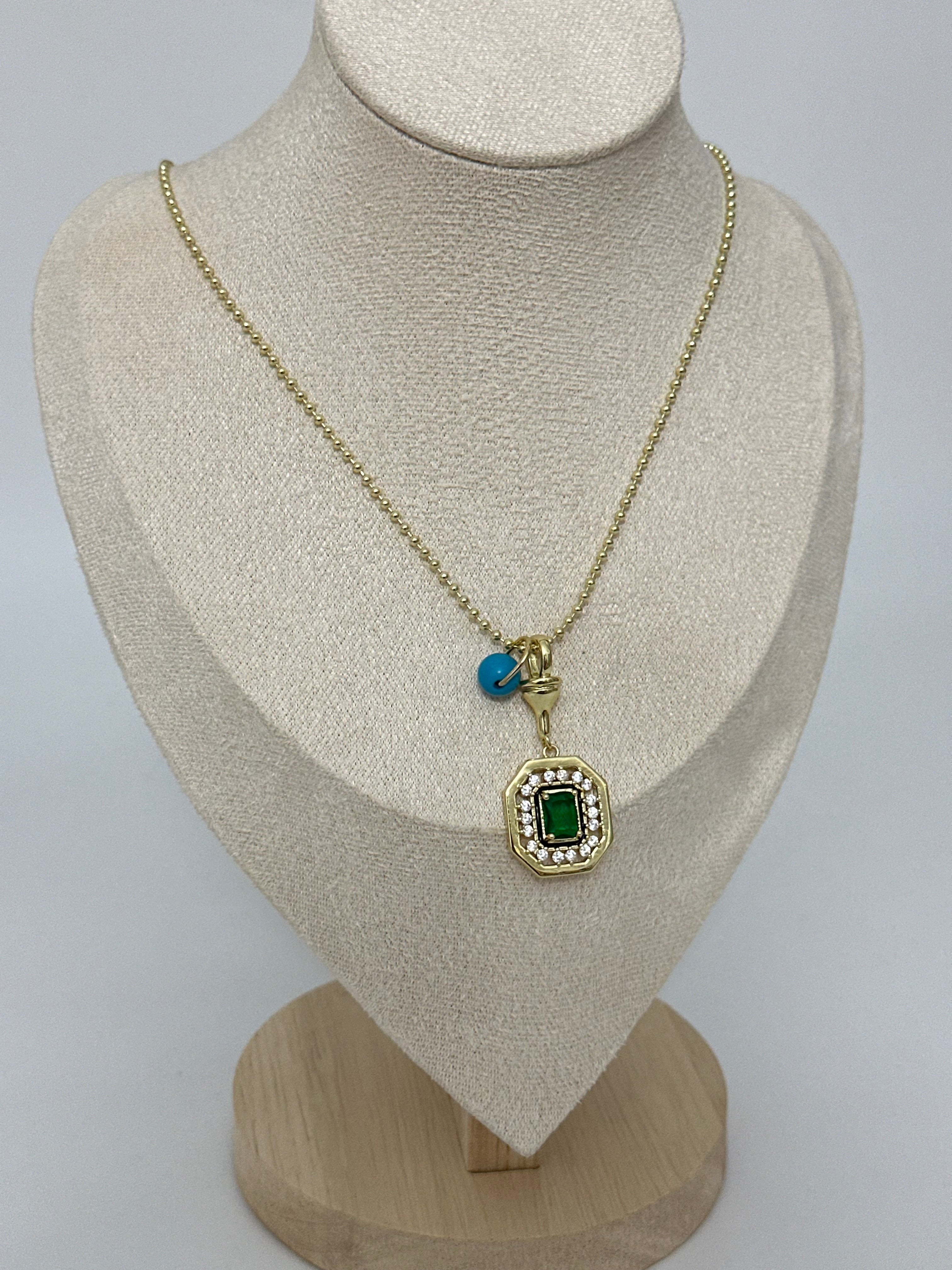 Serenay boncuk charm kolye