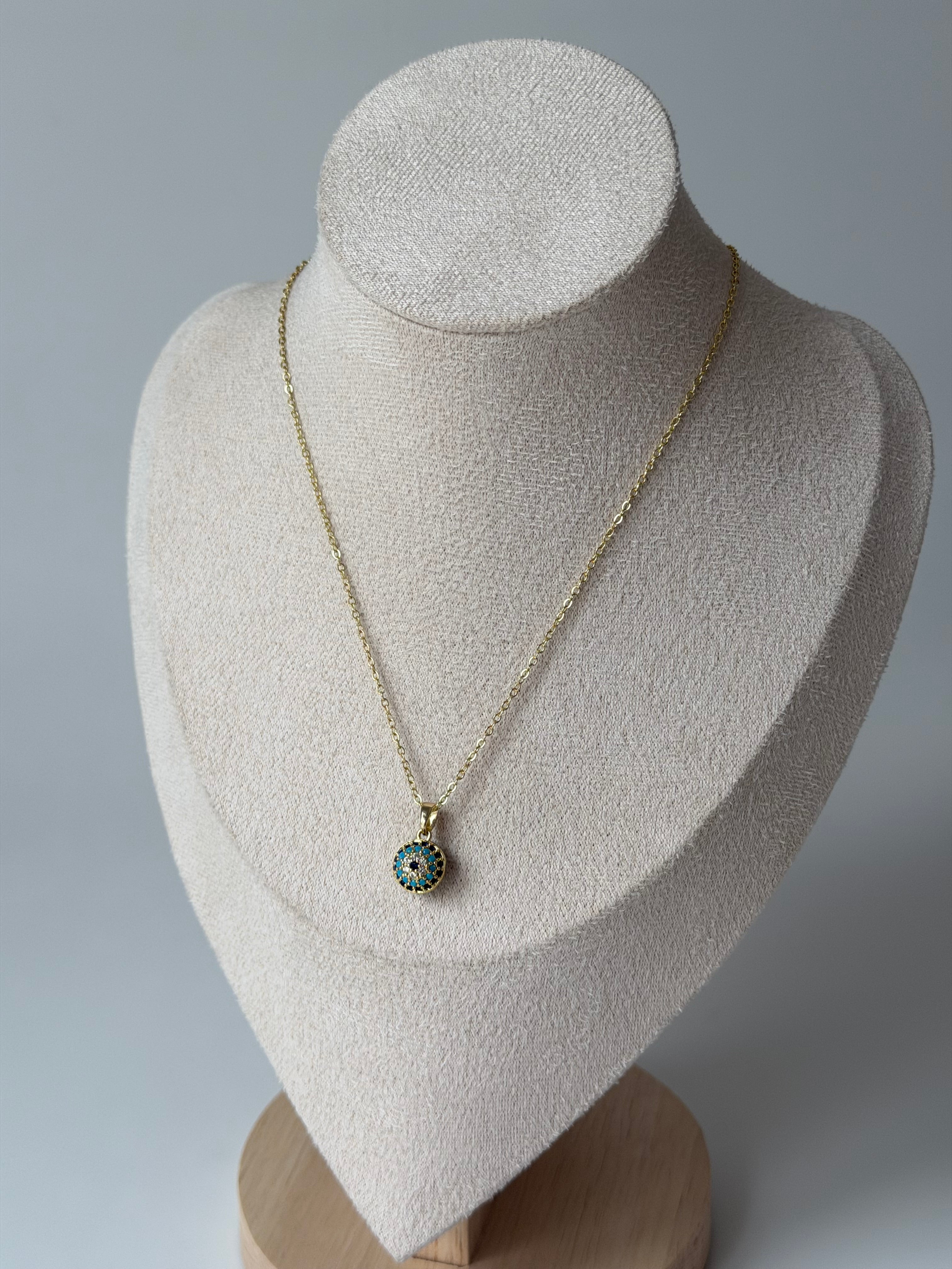 Sosyete Göz Nazar Boncuk Kolye