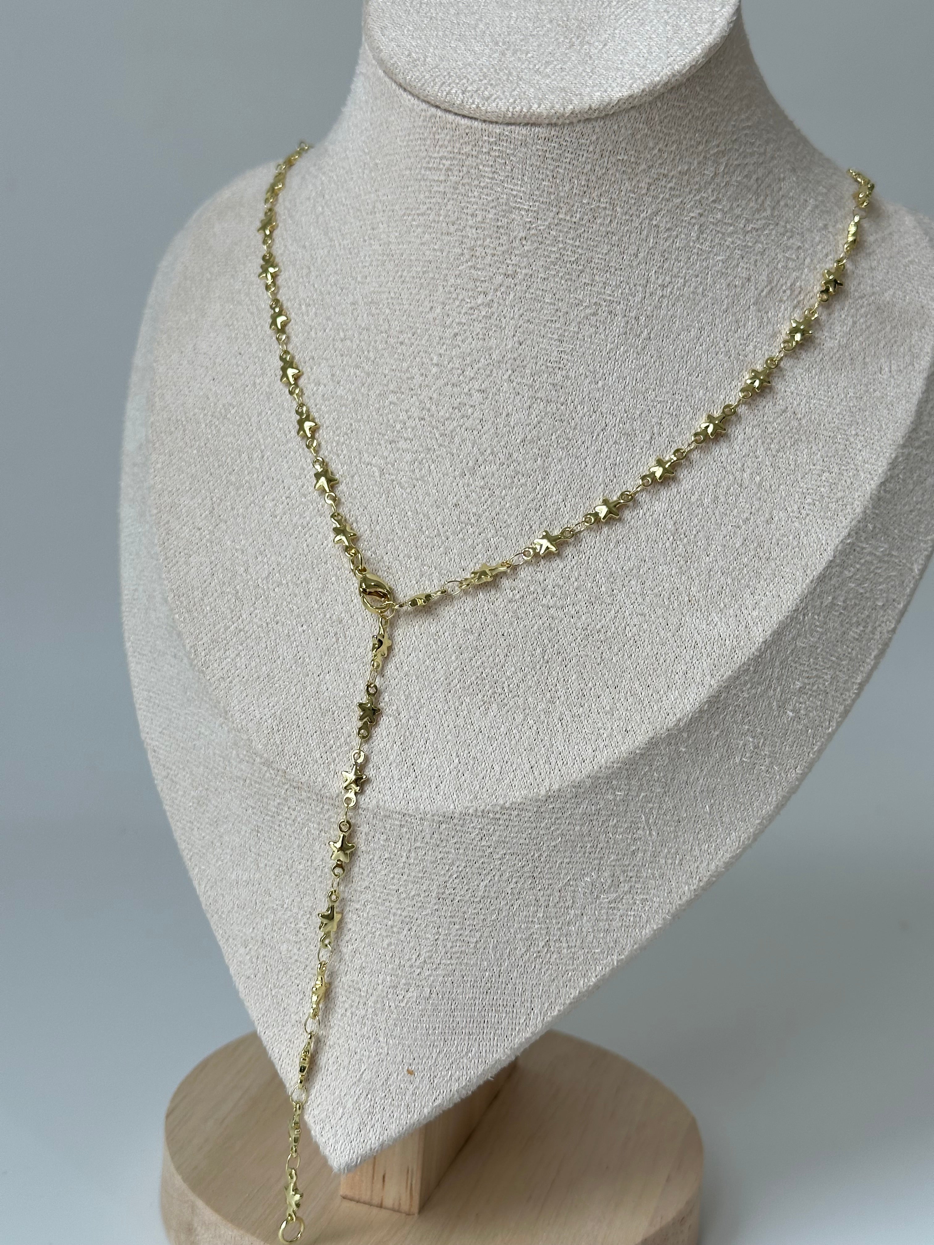 Yıldız Dekolte Kolye 14k