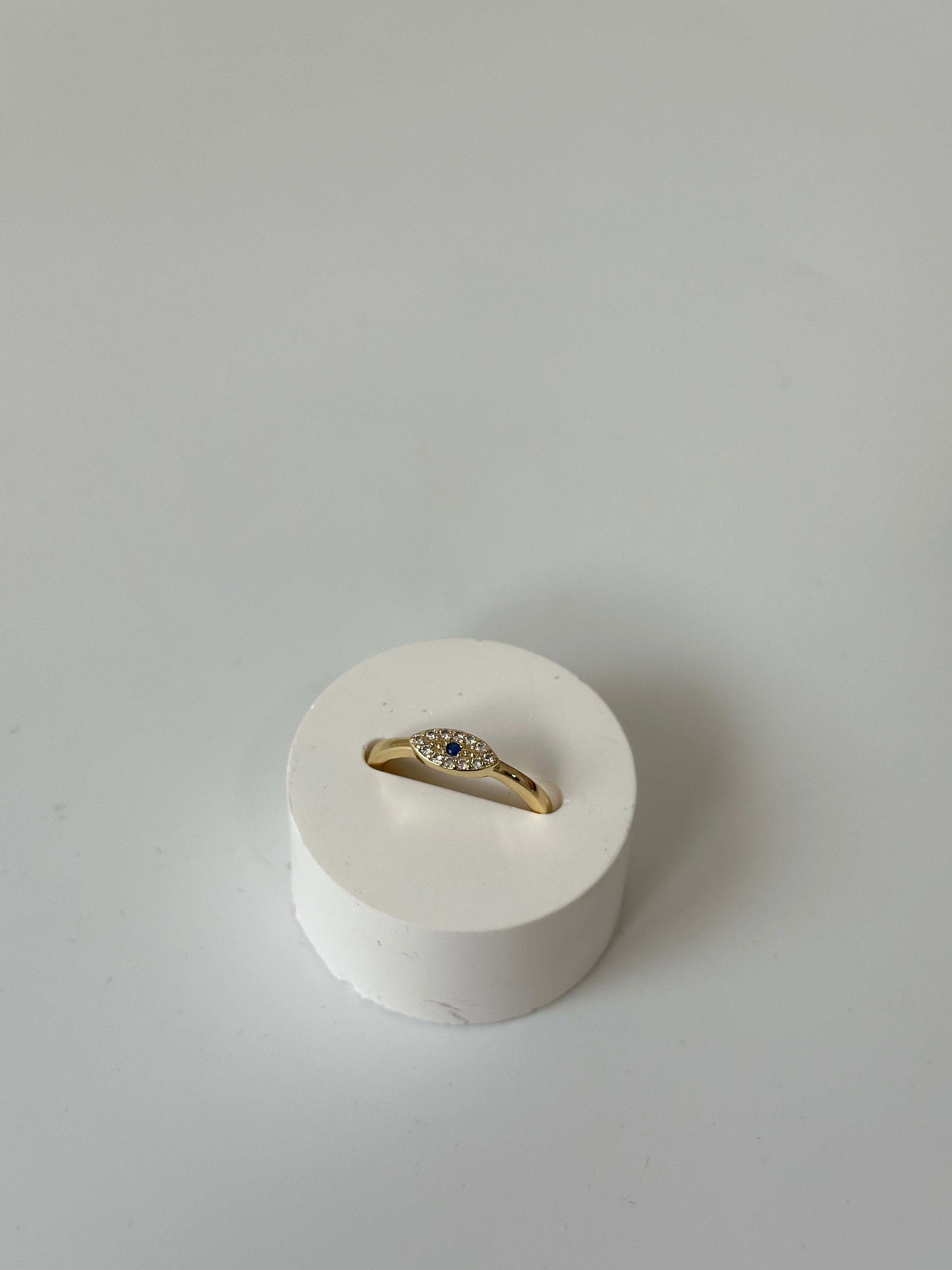 Göz Blues Yüzük Ayarlı