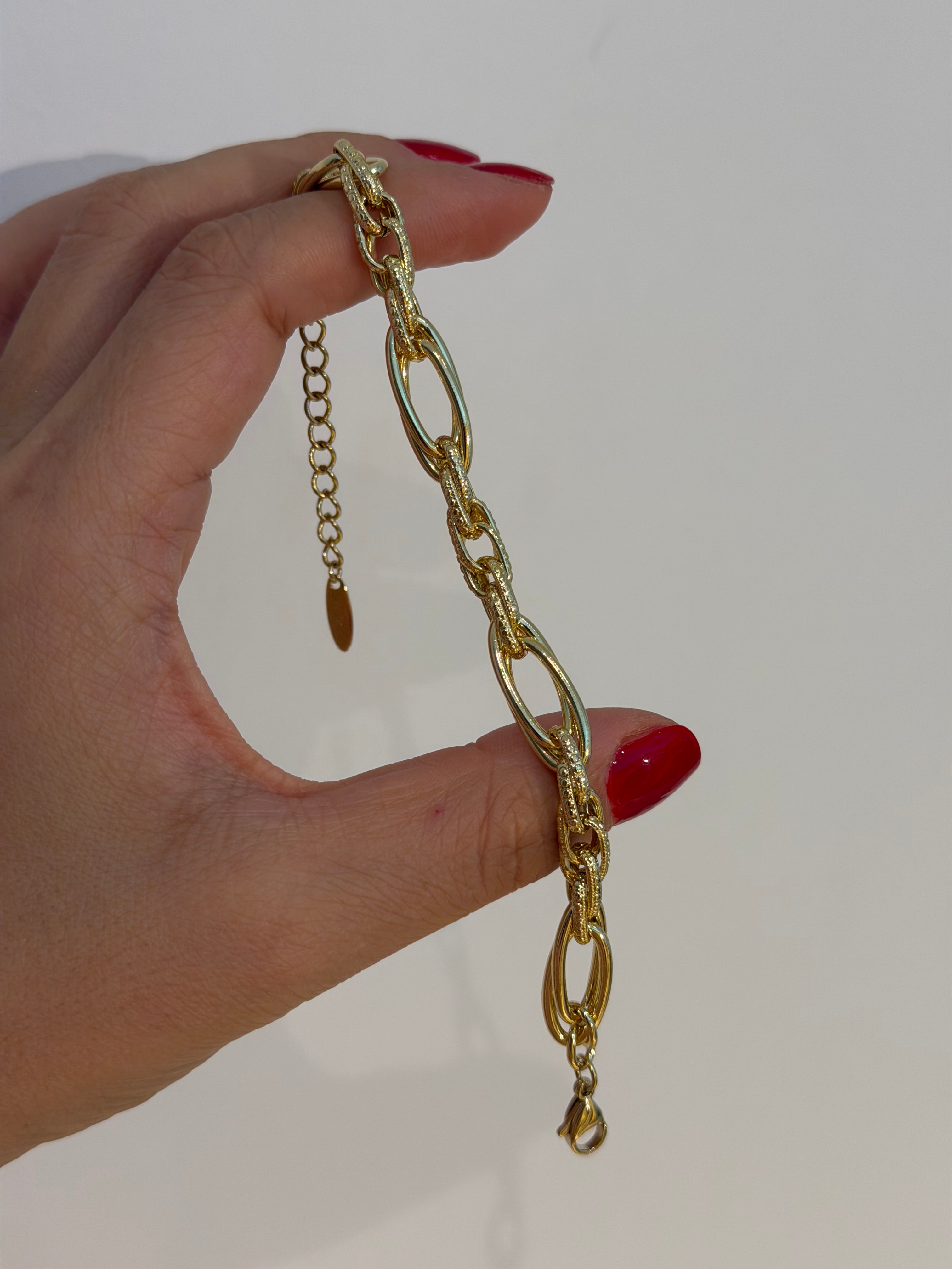 Kuyum Model Zincir Geçiş Xuping Bileklik