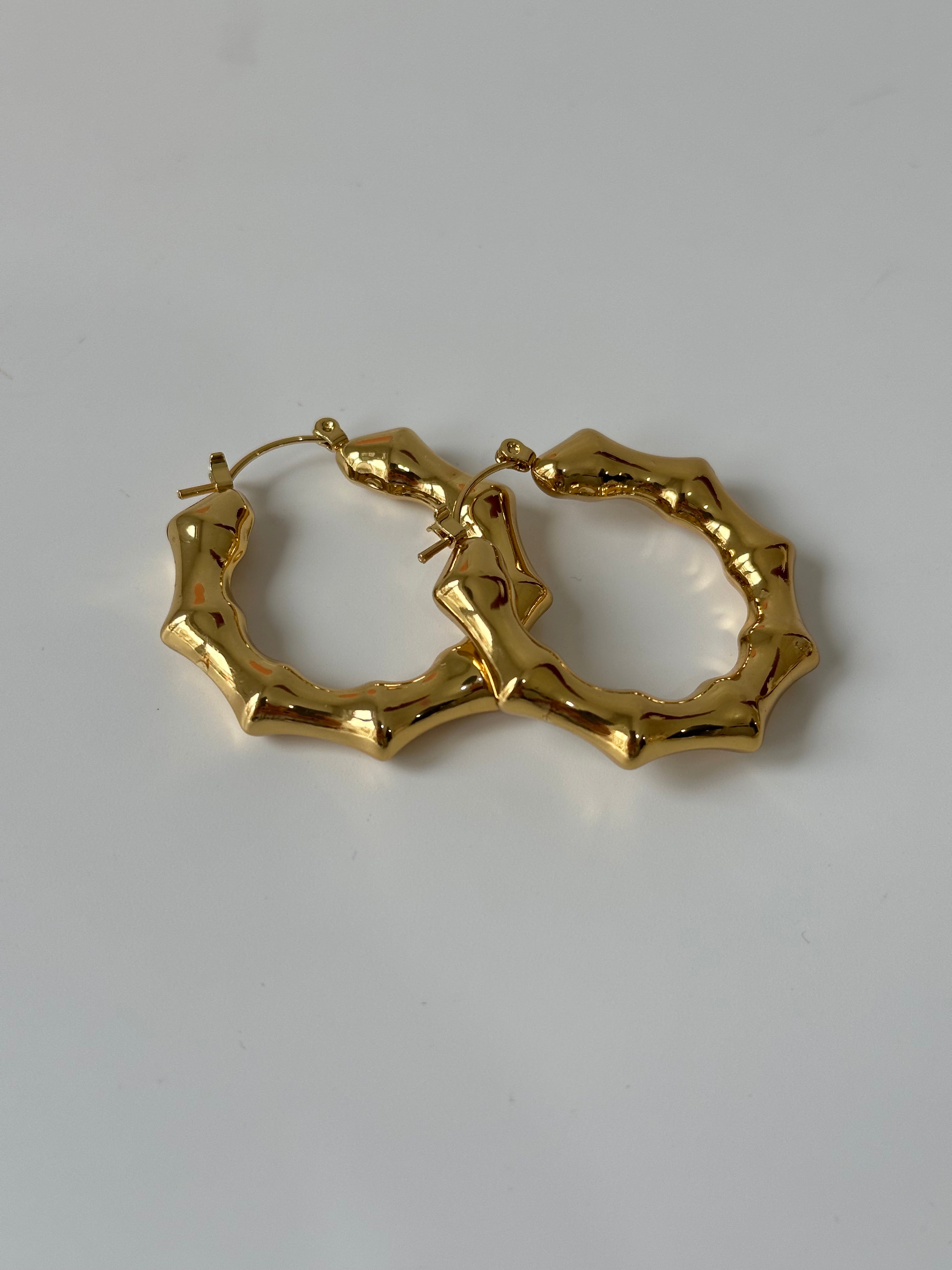 Kemik Model Halka Küpe çelik