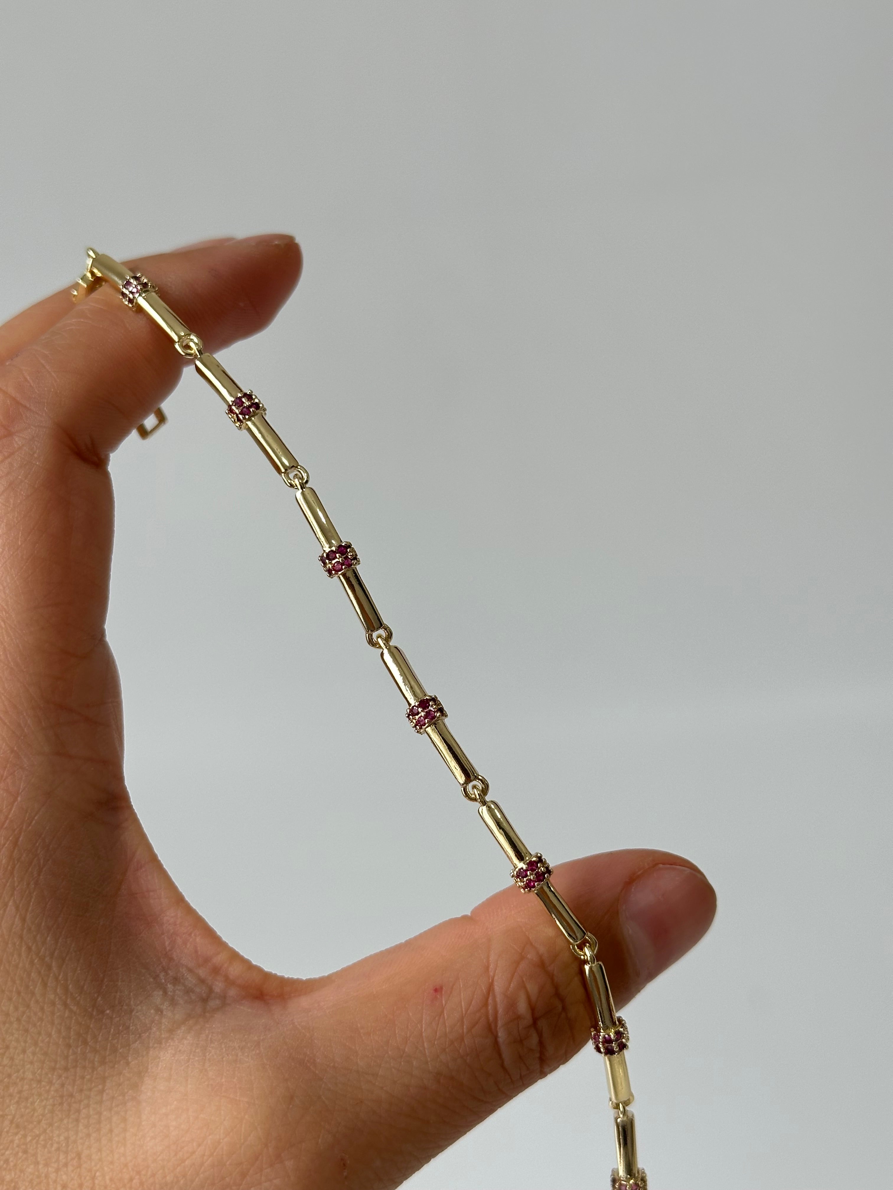 Renkli Taş Detay Bileklik