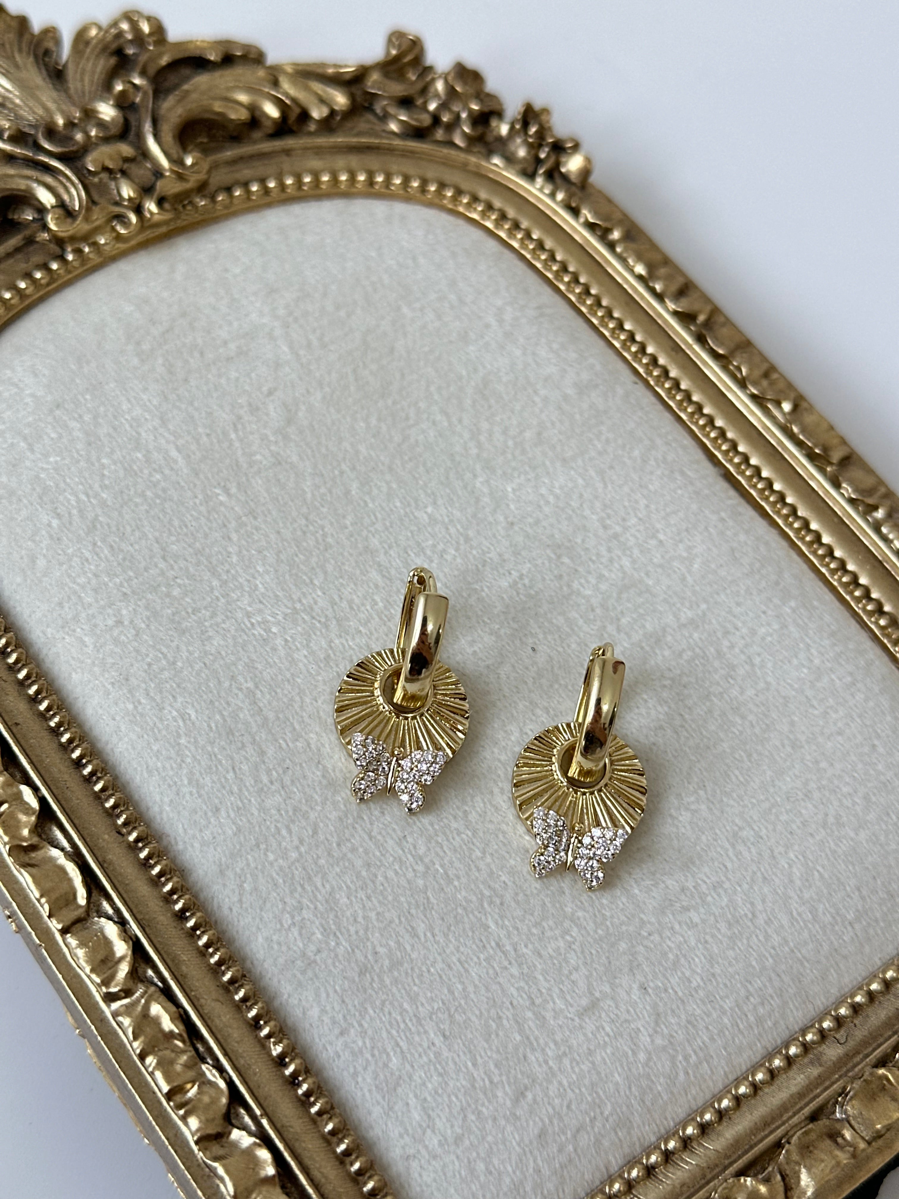 Kelebek Charm Xuping Küpe